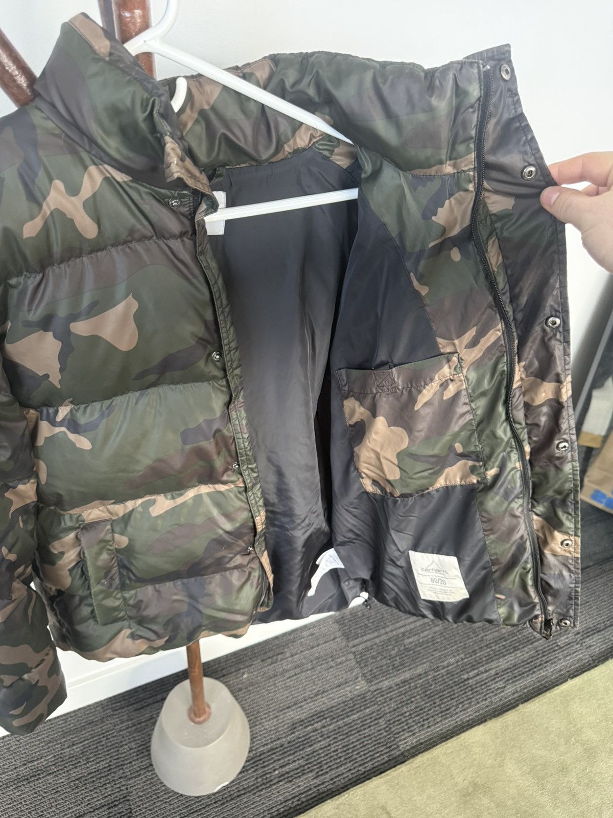 Carhartt Wip Deming down jacket Size US M / EU 48-50 / 2 - 4 Thumbnail