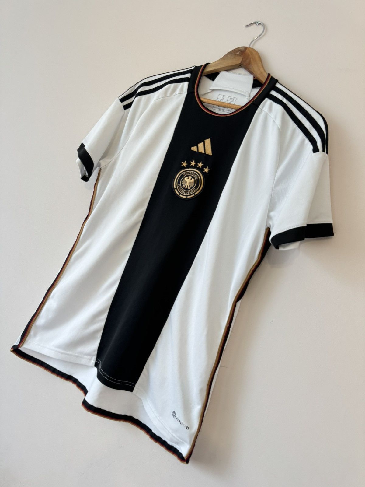 Adidas Germany 2022-2023 Home Soccer Jersey Adidas Football Shirt Size US L / EU 52-54 / 3 - 3 Thumbnail