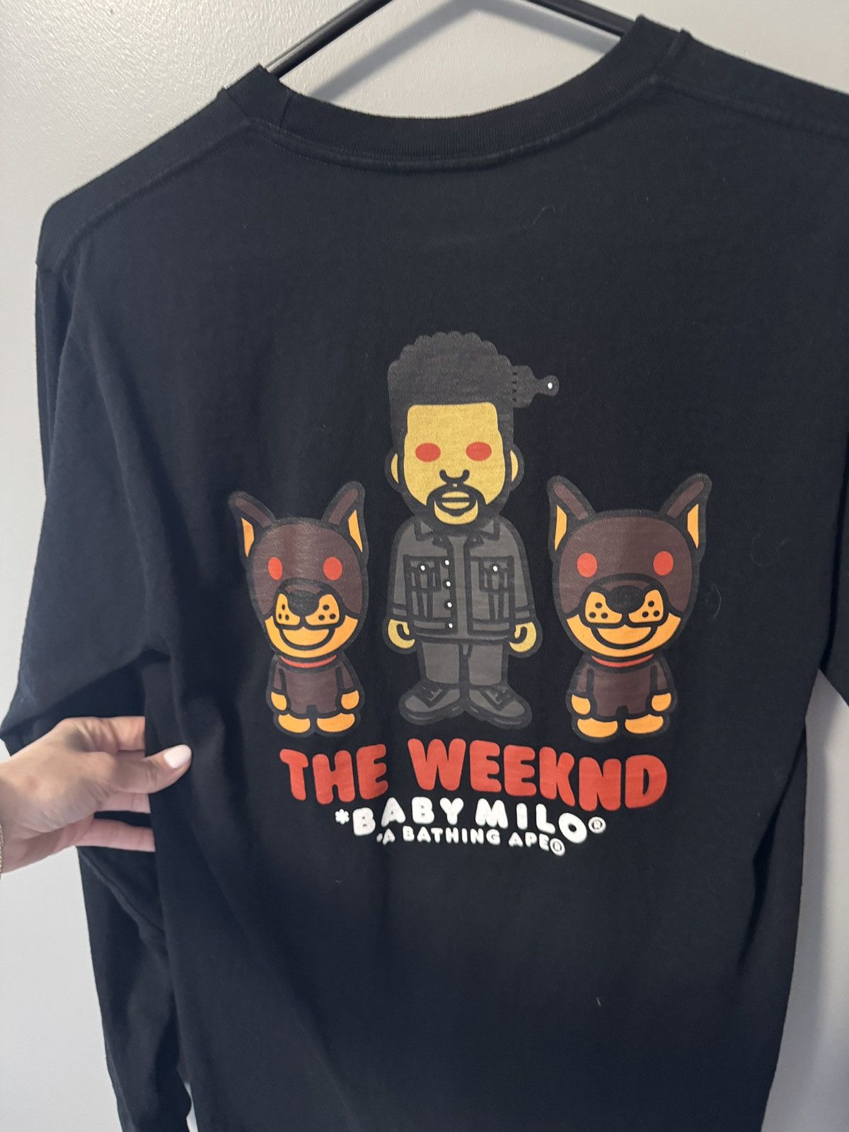 Bape × The Weeknd Rare collab The Weeknd X Bape long sleeve tee sz S Size S / US 4 / IT 40 - 3 Thumbnail