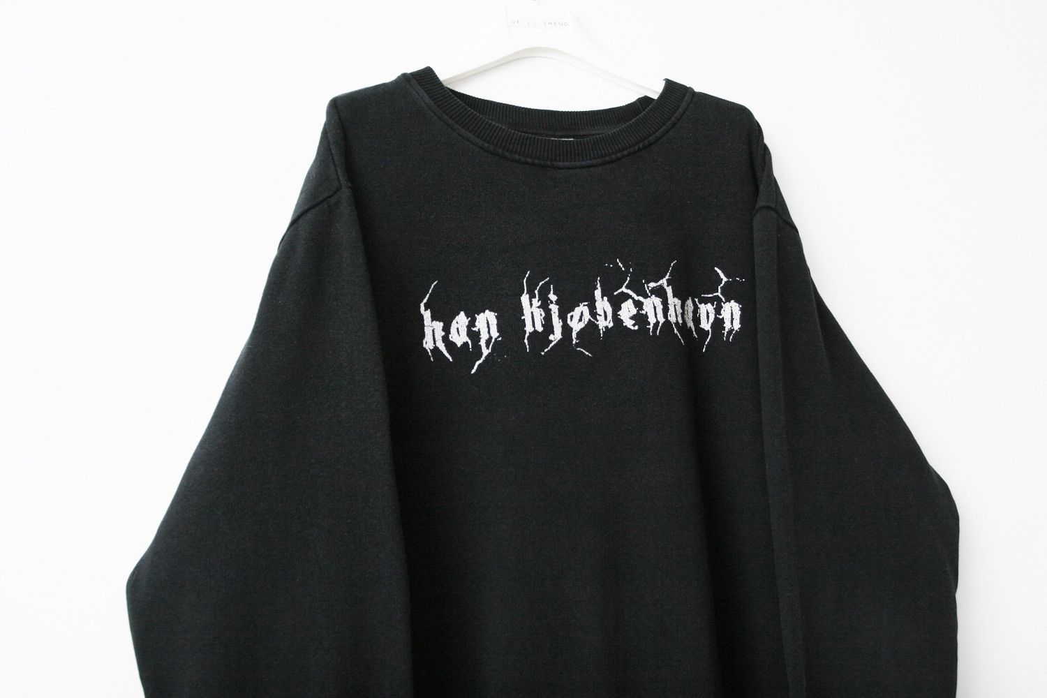Han Kjobenhavn $190 Han Kjobenhavn Black Artwork Boxy Sweatshirt XL Size US XL / EU 56 / 4 - 3 Thumbnail