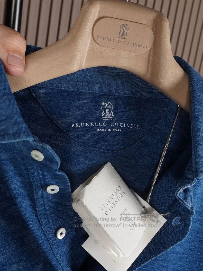 Brunello Cucinelli Brunello Cucinelli Men's Short Sleeve Polo Size US M / EU 48-50 / 2 - 4 Thumbnail