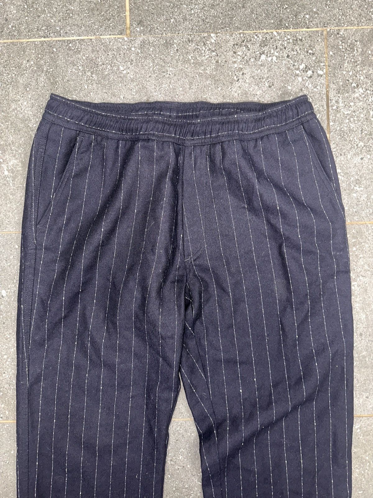 Our Legacy Our Legacy Navy Wool Trouser Size US 32 / EU 48 - 2 Thumbnail