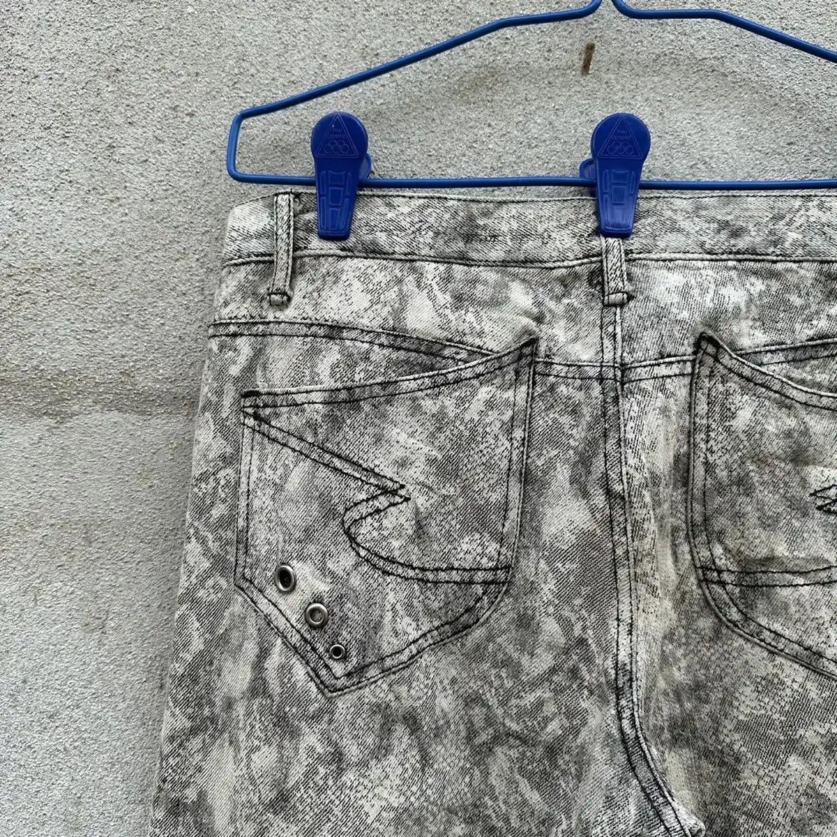 Seditionaries FLARES‼️SEMATIC DESIGN JEAN SNAKE SKIN TROUSERS BOOTCUT PANT Size US 30 / EU 46 - 17 Thumbnail