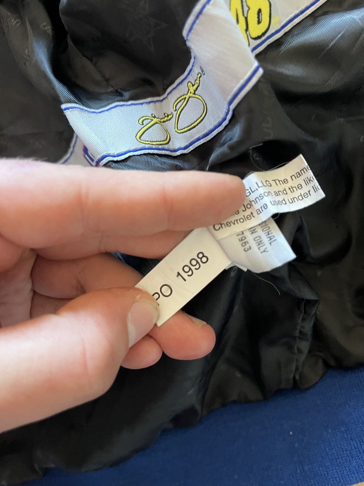 NASCAR Vintage 00’s JH Design Jimmie Johnson Nascar Jacket Racing Size XS / US 0-2 / IT 36-38 - 16 Thumbnail