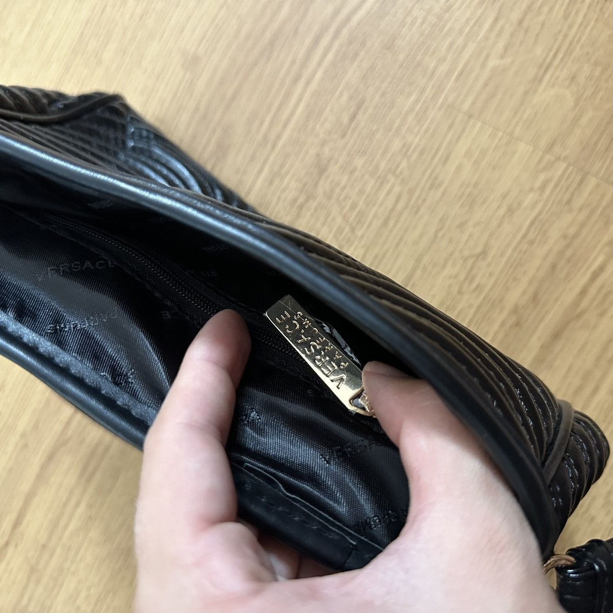 Versace Versace black clutch/purse New Size ONE SIZE - 6 Thumbnail