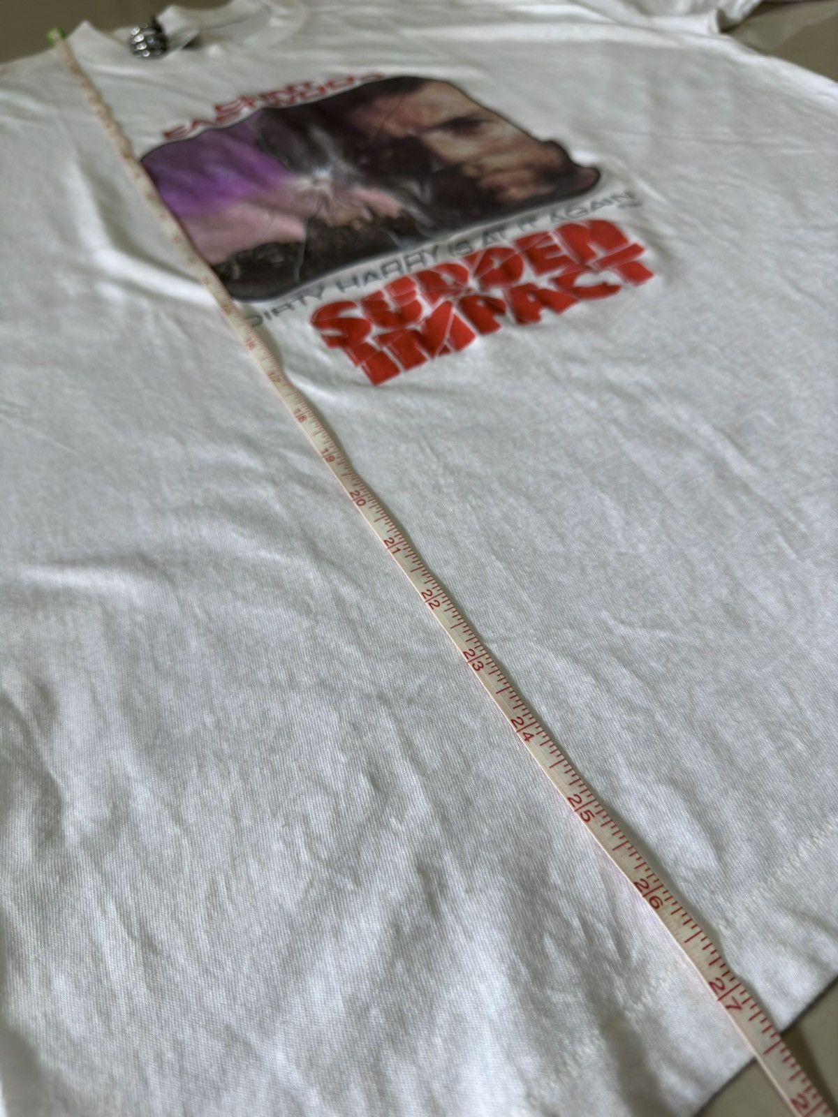 Vintage 1984 Sudden Impact Make My Day Clint Eastwood 80s Shirt Size US L / EU 52-54 / 3 - 12 Thumbnail