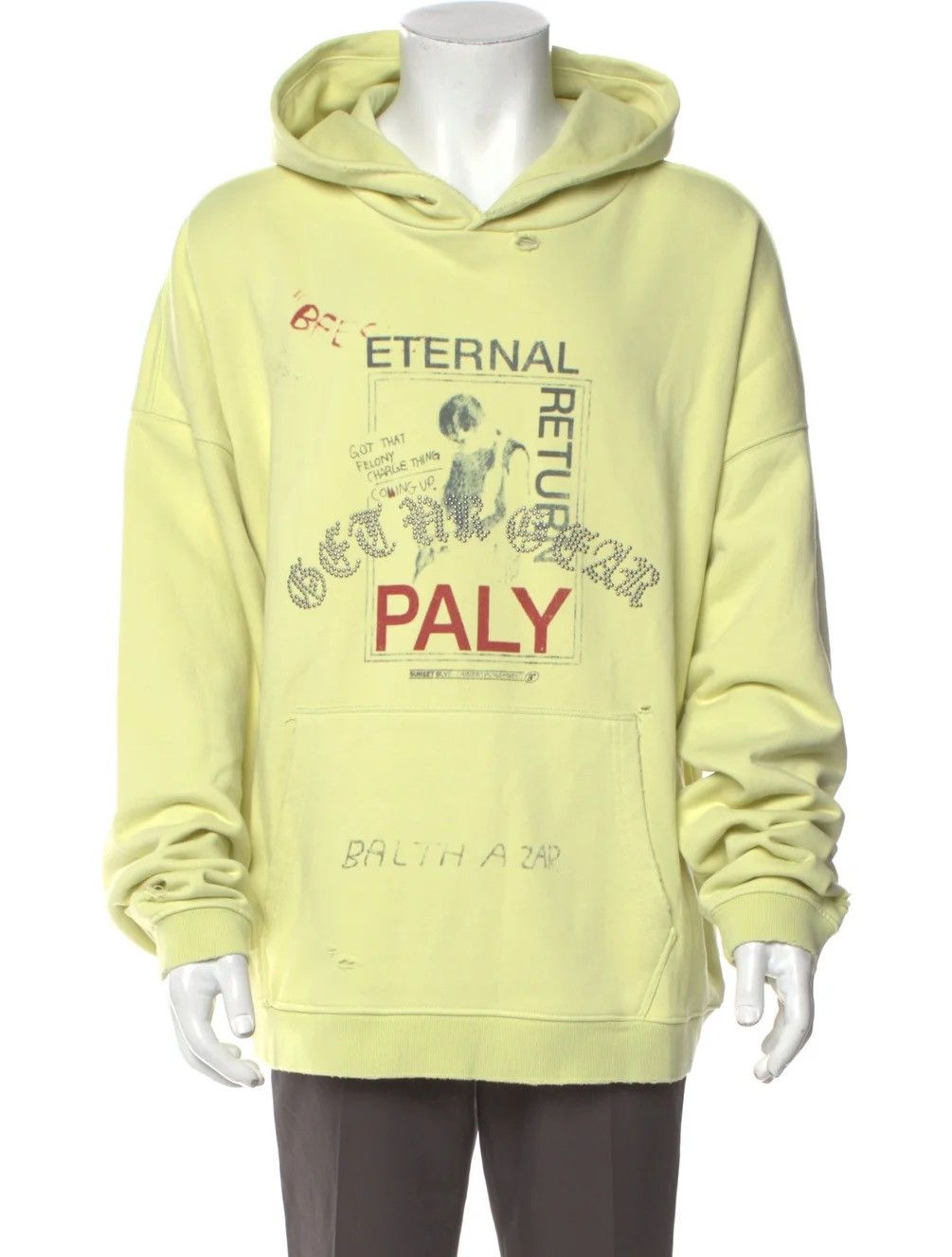 Other Yellow Paly hoodie Size US L / EU 52-54 / 3 - 4 Thumbnail