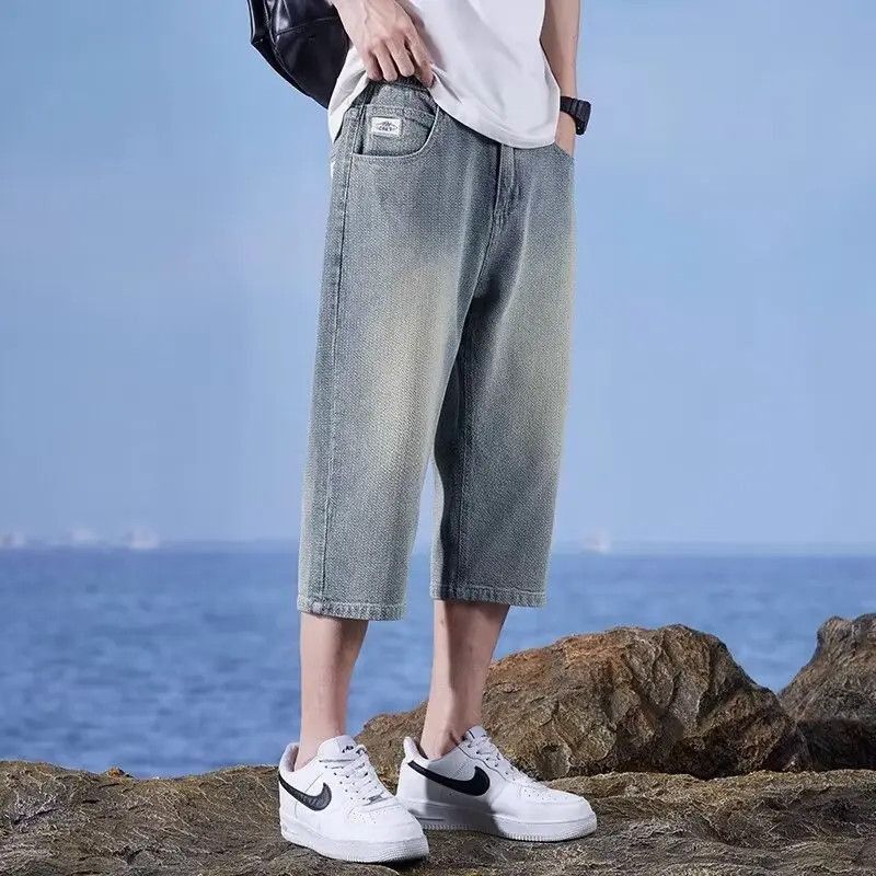 Japanese Brand Loose casual starry sky denim shorts Size US 32 / EU 48 - 4 Thumbnail