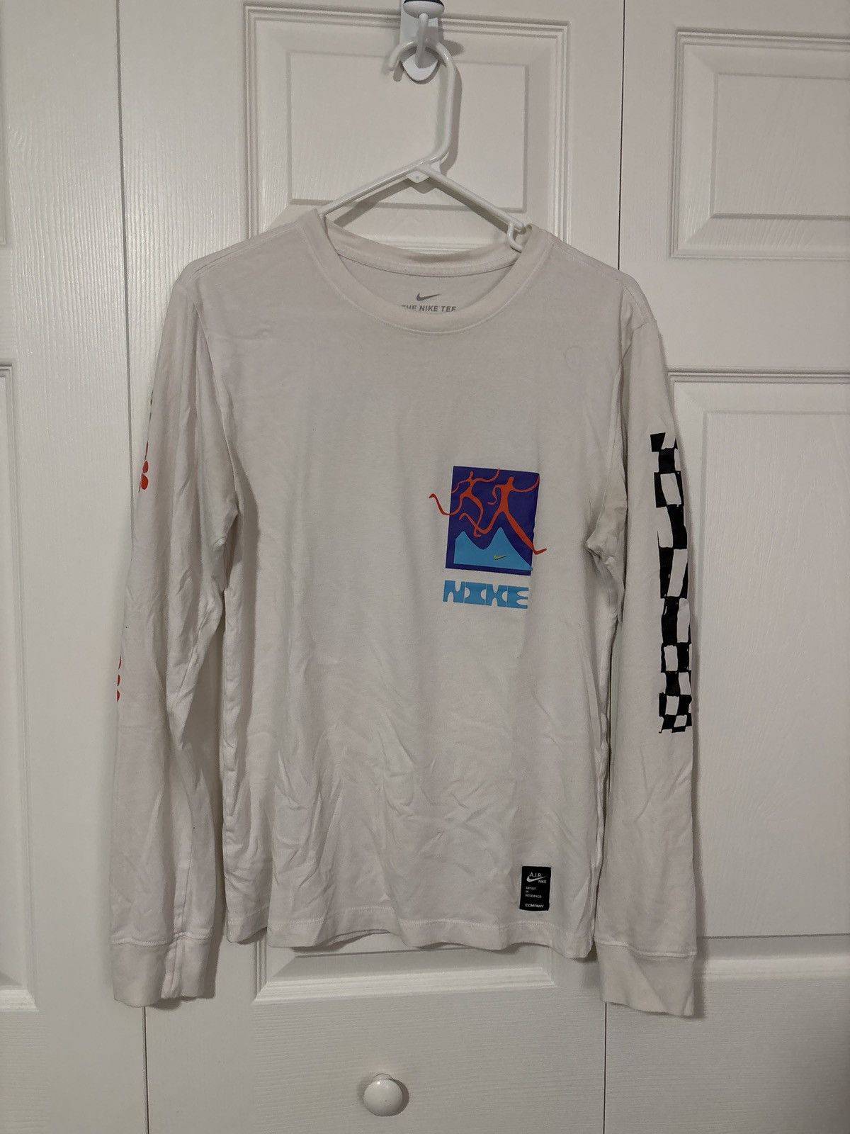 Nike × Vintage Nike long sleeve T shirt White - Small Size US S / EU 44-46 / 1 - 4 Thumbnail