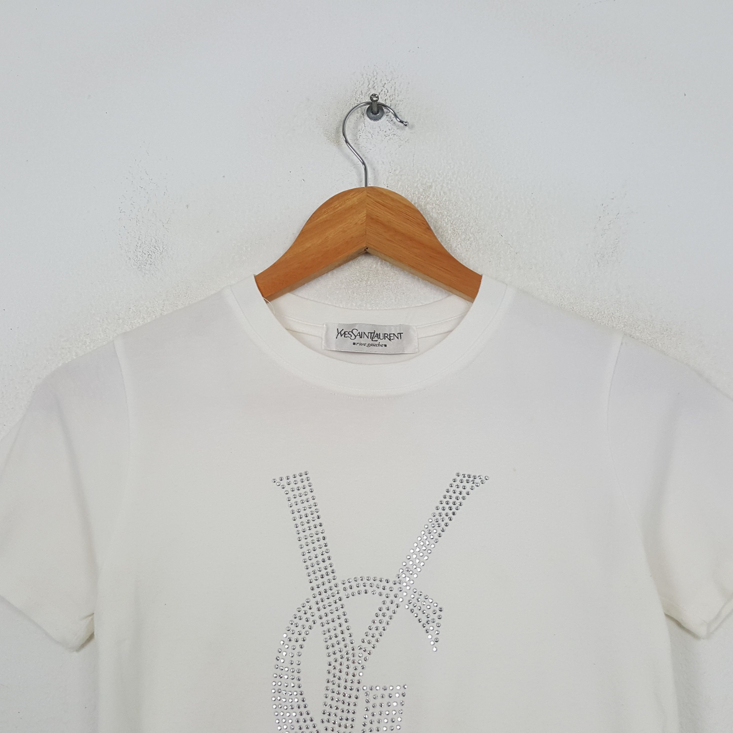Yves Saint Laurent Vintage Yves Saint Laurent Italian Fashion T-Shirt C301N28 Size XXS / US 00 / IT 34 - 2 Thumbnail