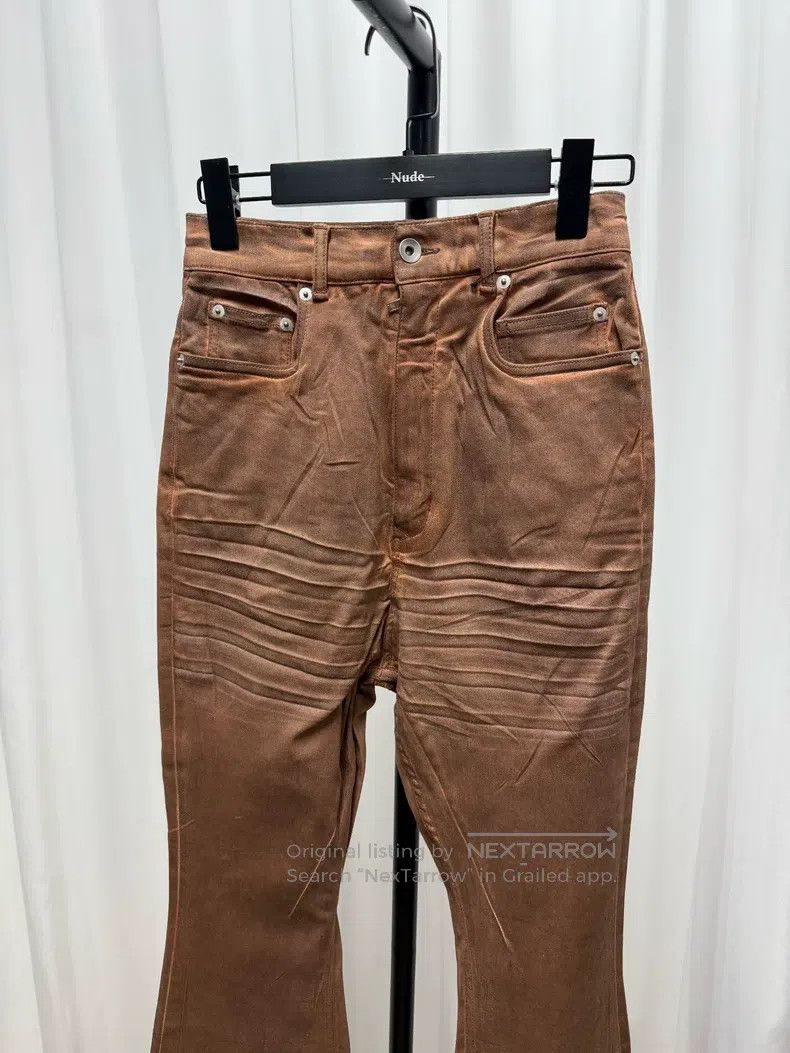 Rick Owens RICK OWENS Mud-Dyed Flared Trousers Size US 28 / EU 44 - 2 Thumbnail