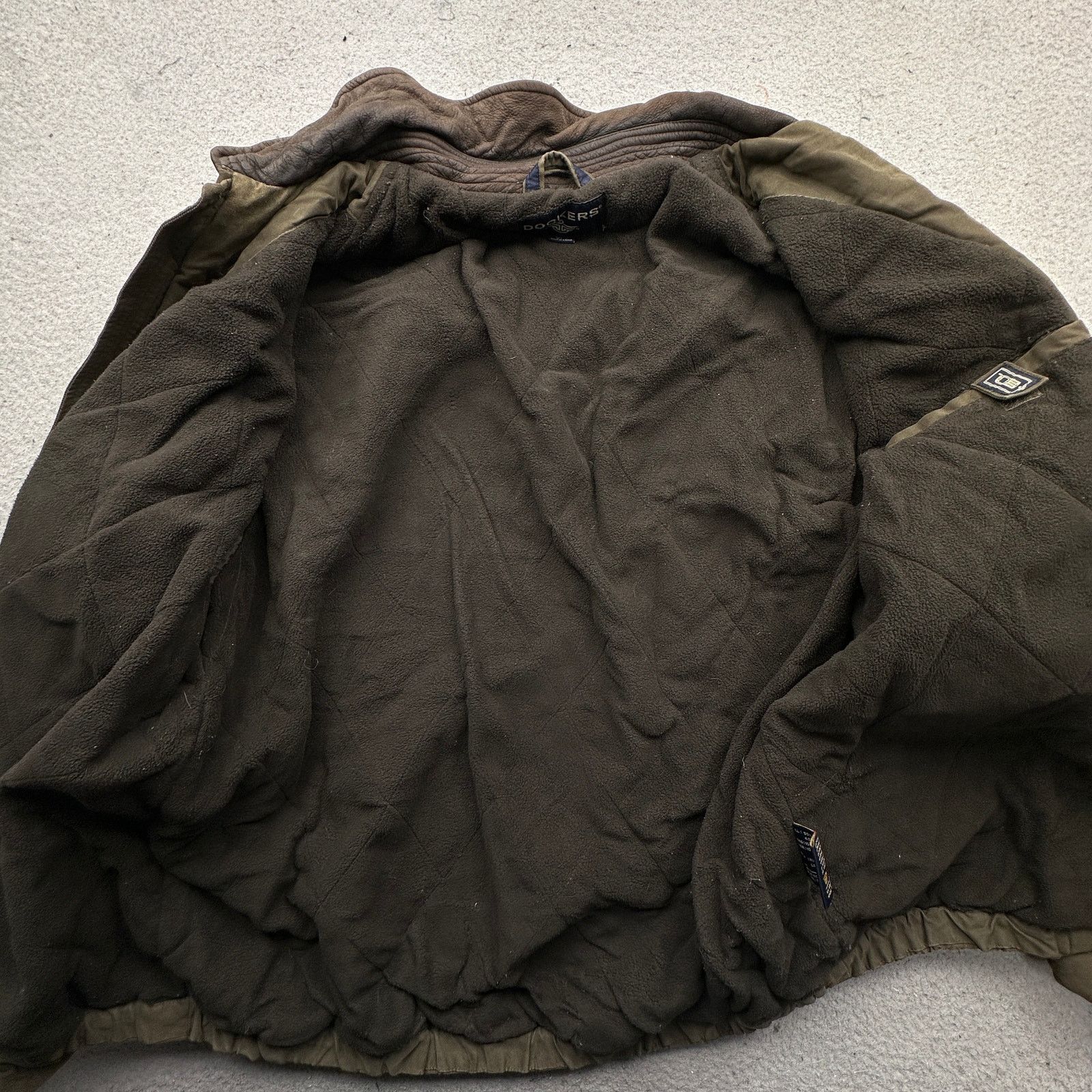 Dockers Dockers Fleece Lined Bomber Jacket Mens Size XLT Tall Size US XXL / EU 58 / 5 - 10 Thumbnail