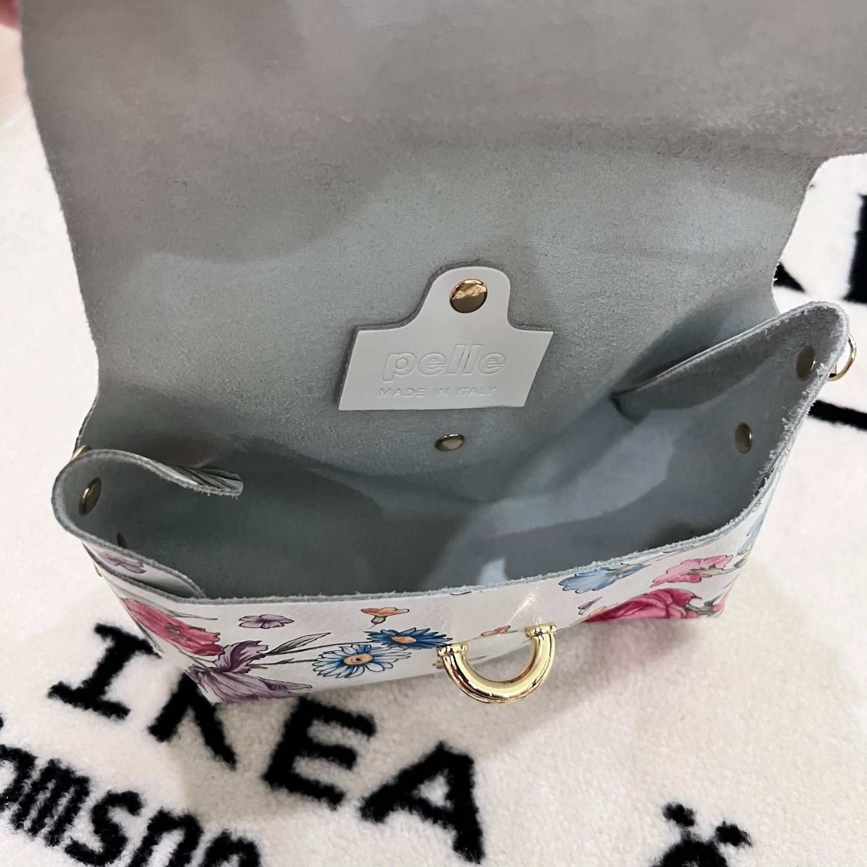 Vera Pelle Borse in Vera Pelle Floral Mini Bag / Pouch Size ONE SIZE - 6 Thumbnail