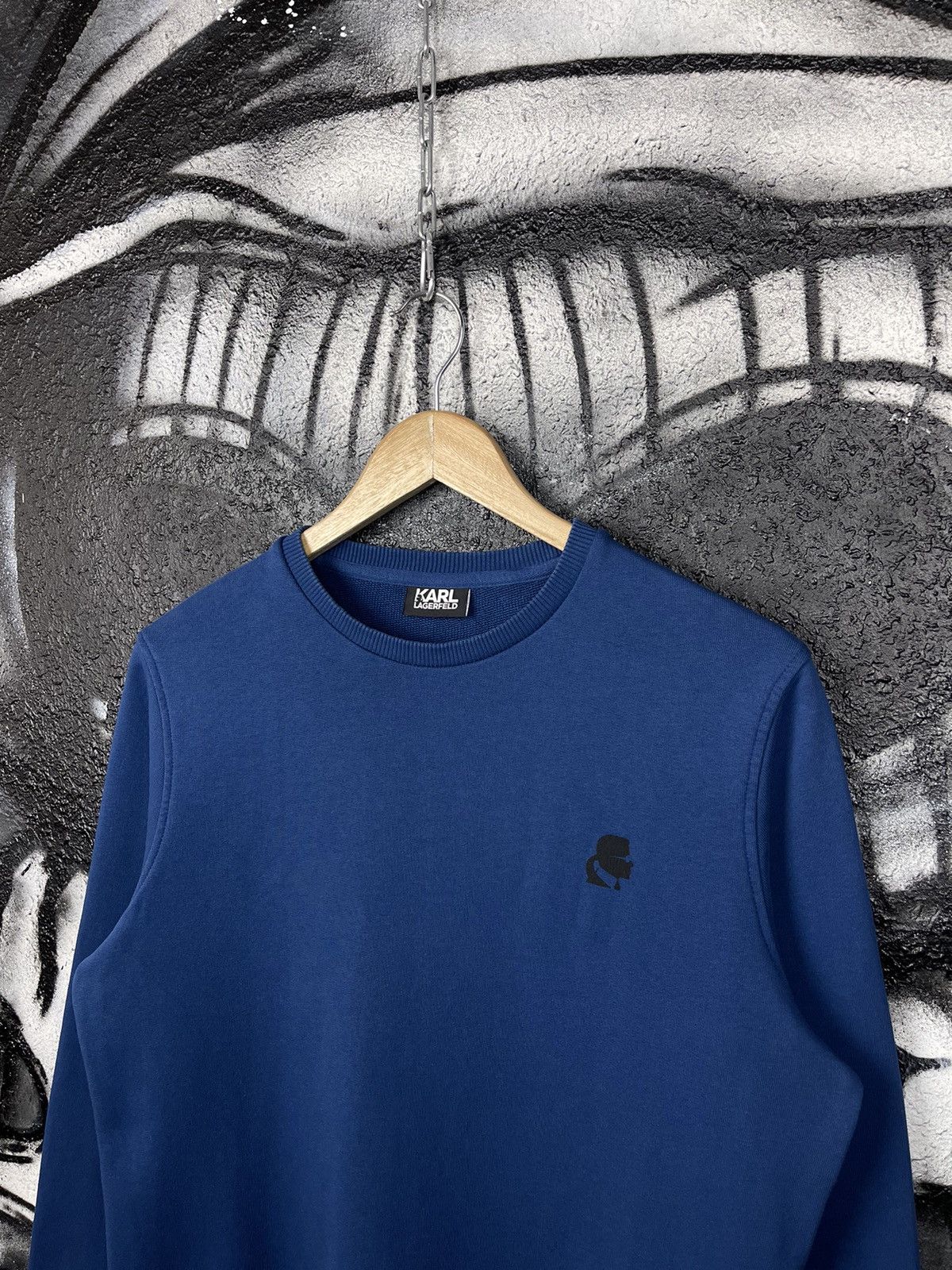 Karl Lagerfeld Karl Lagerfeld Blue Cotton Sweatshirt Men’s Size Small Size US S / EU 44-46 / 1 - 2 Thumbnail