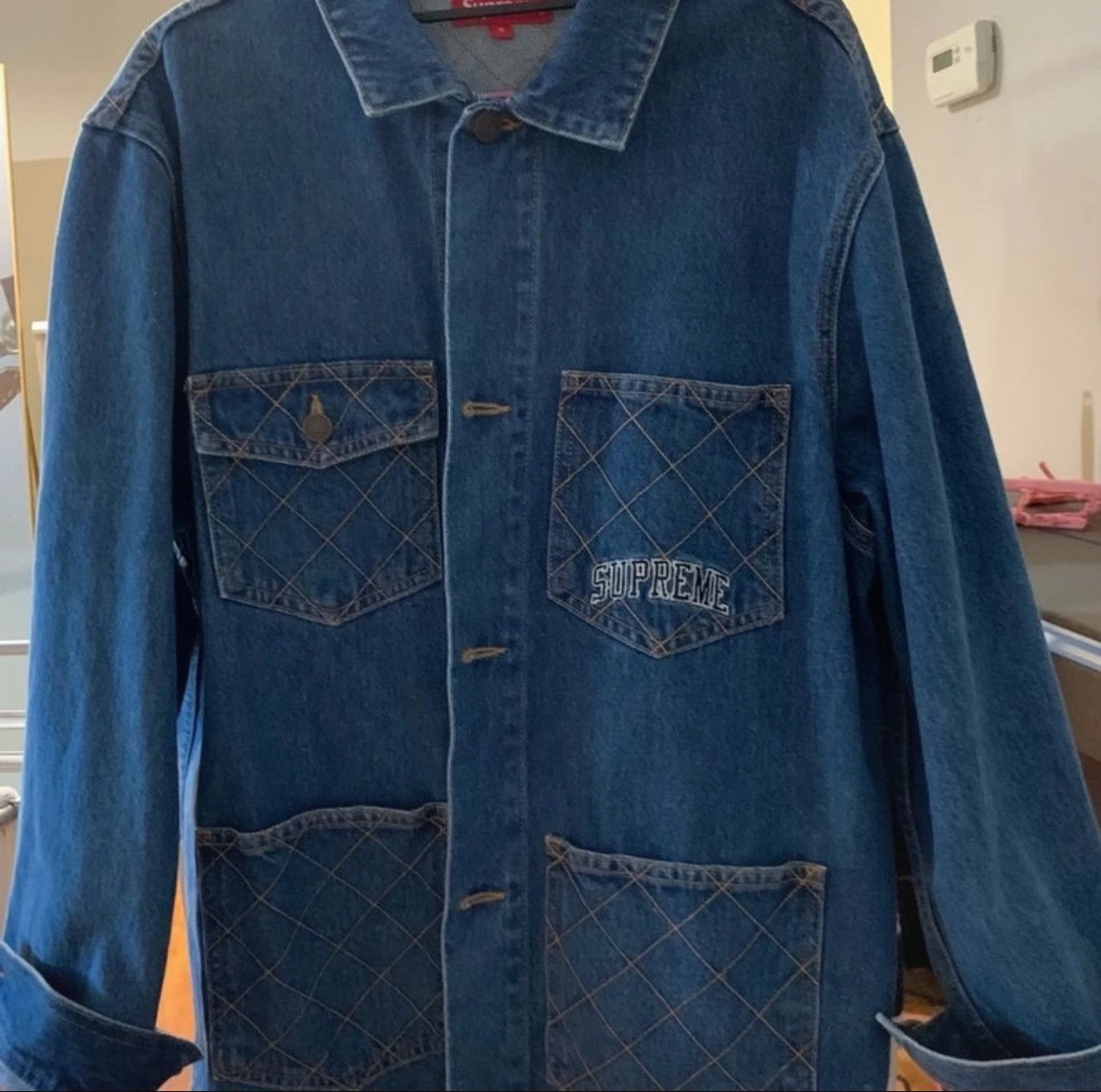 Supreme Supreme diamond stitch denim jacket in S Size US S / EU 44-46 / 1 - 2 Thumbnail
