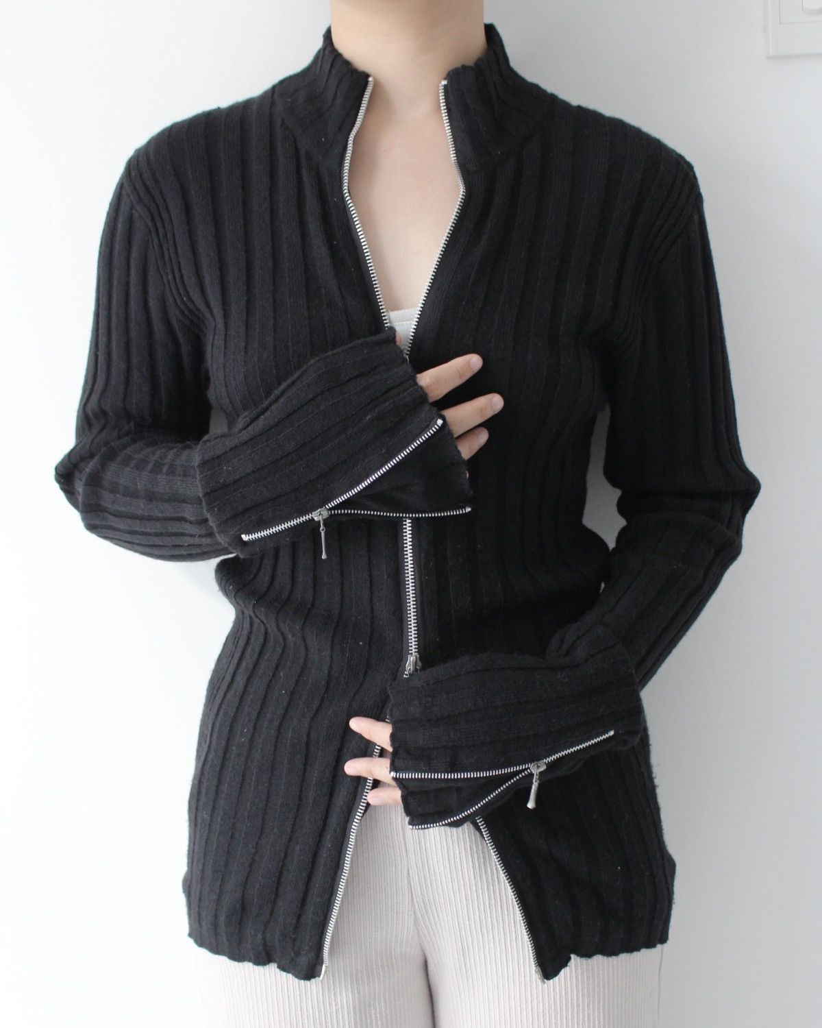 Vintage 2000S PINC PONC DESIGN MULTI ZIP KNITWEAR Size US M / EU 48-50 / 2 - 1 Thumbnail