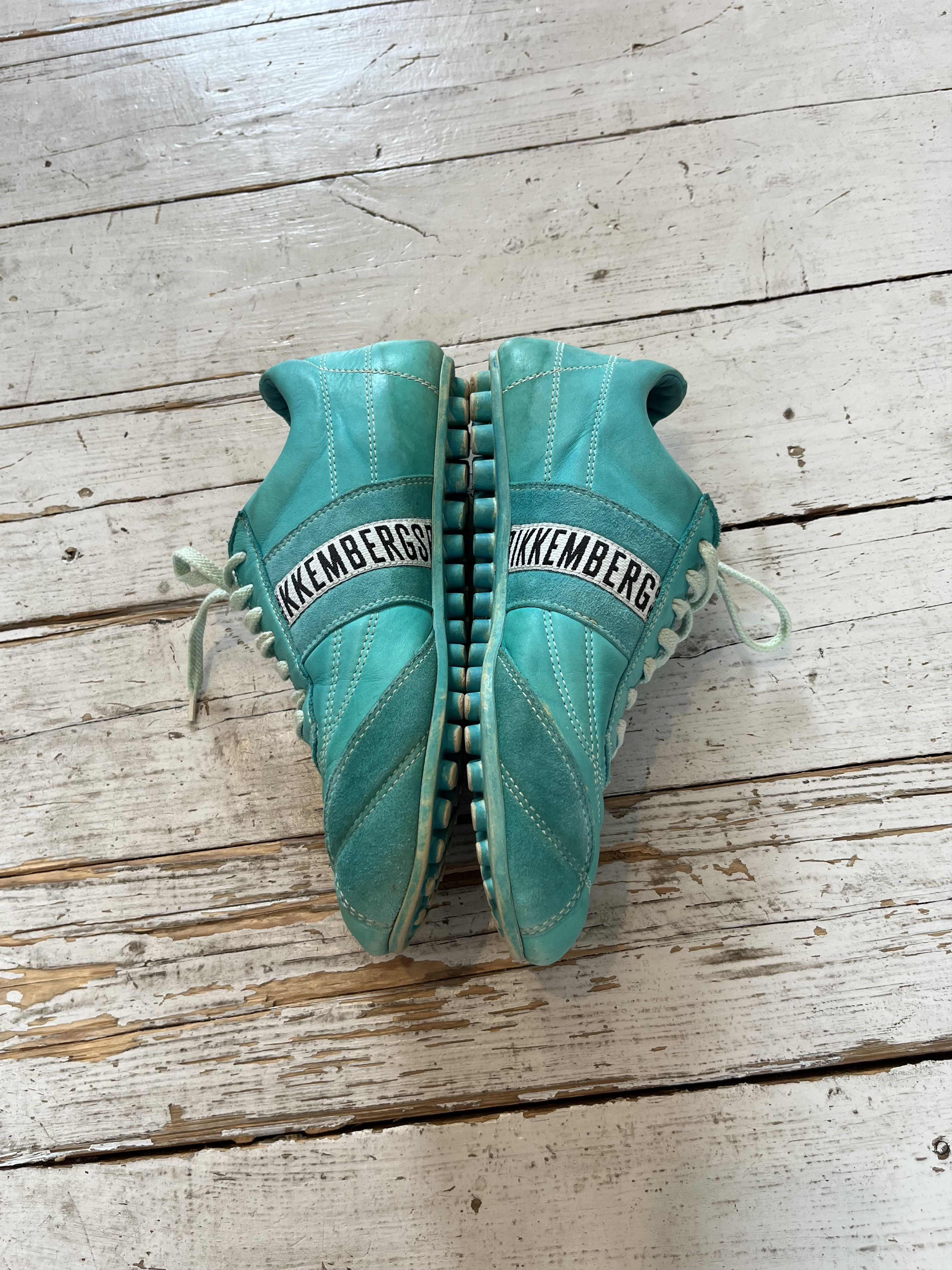 Designer × Dirk Bikkembergs Vintage Dirk Bikkembergs 106 Track&Field Low Top Sneakers Size US 5.5 / EU 38 - 4 Thumbnail