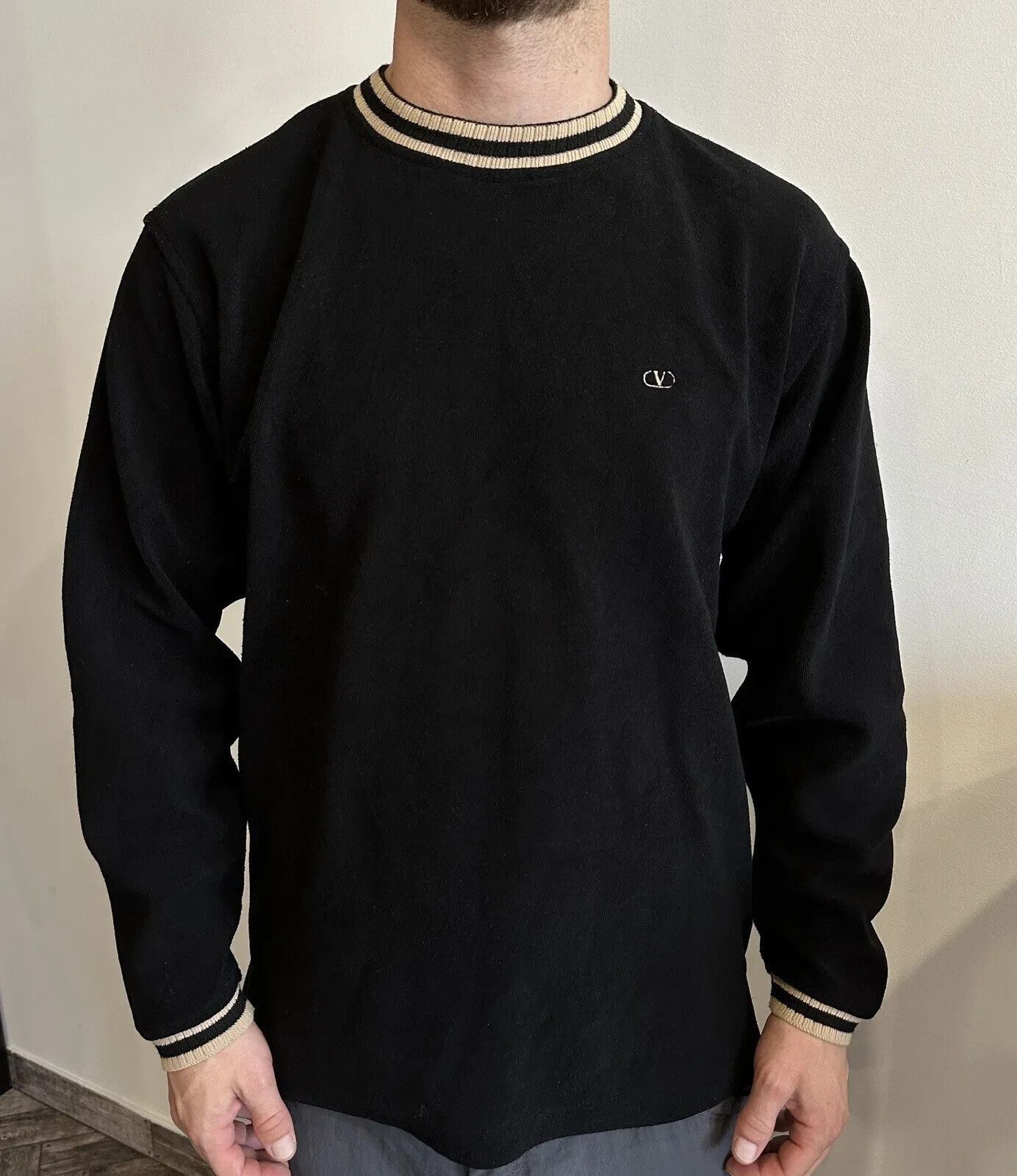 Valentino VINTAGE 1990s 90s VALENTINO SWEATSHIRT SWEATSHIRT MENS Size US L / EU 52-54 / 3 - 1 Thumbnail