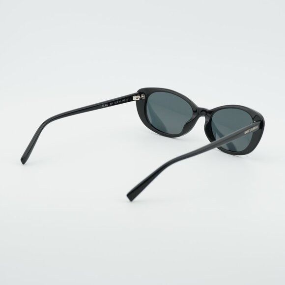Saint Laurent Paris Saint Laurent SL 822 001 Sunglasses Shiny Black Cat Eye Size ONE SIZE - 4 Thumbnail