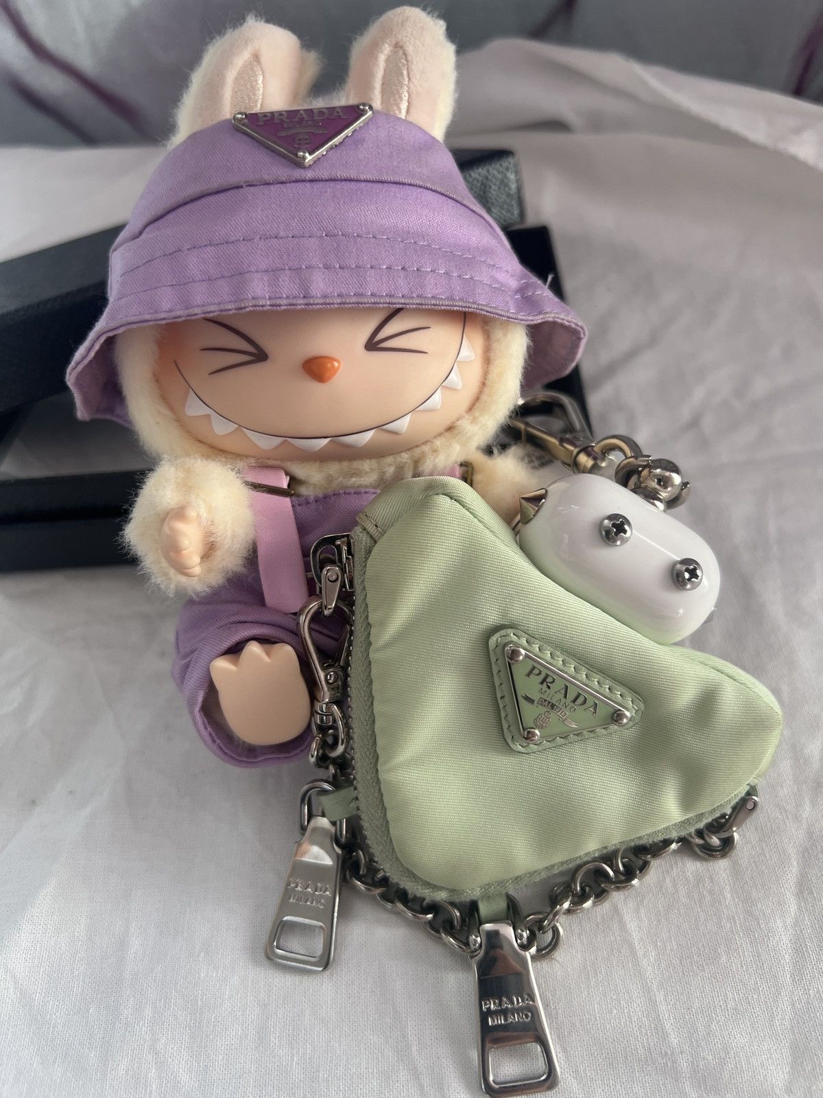 Prada 🔥 Prada x RAF Simons robot re-nylon purse pouch bag charm Size ONE SIZE - 1 Thumbnail