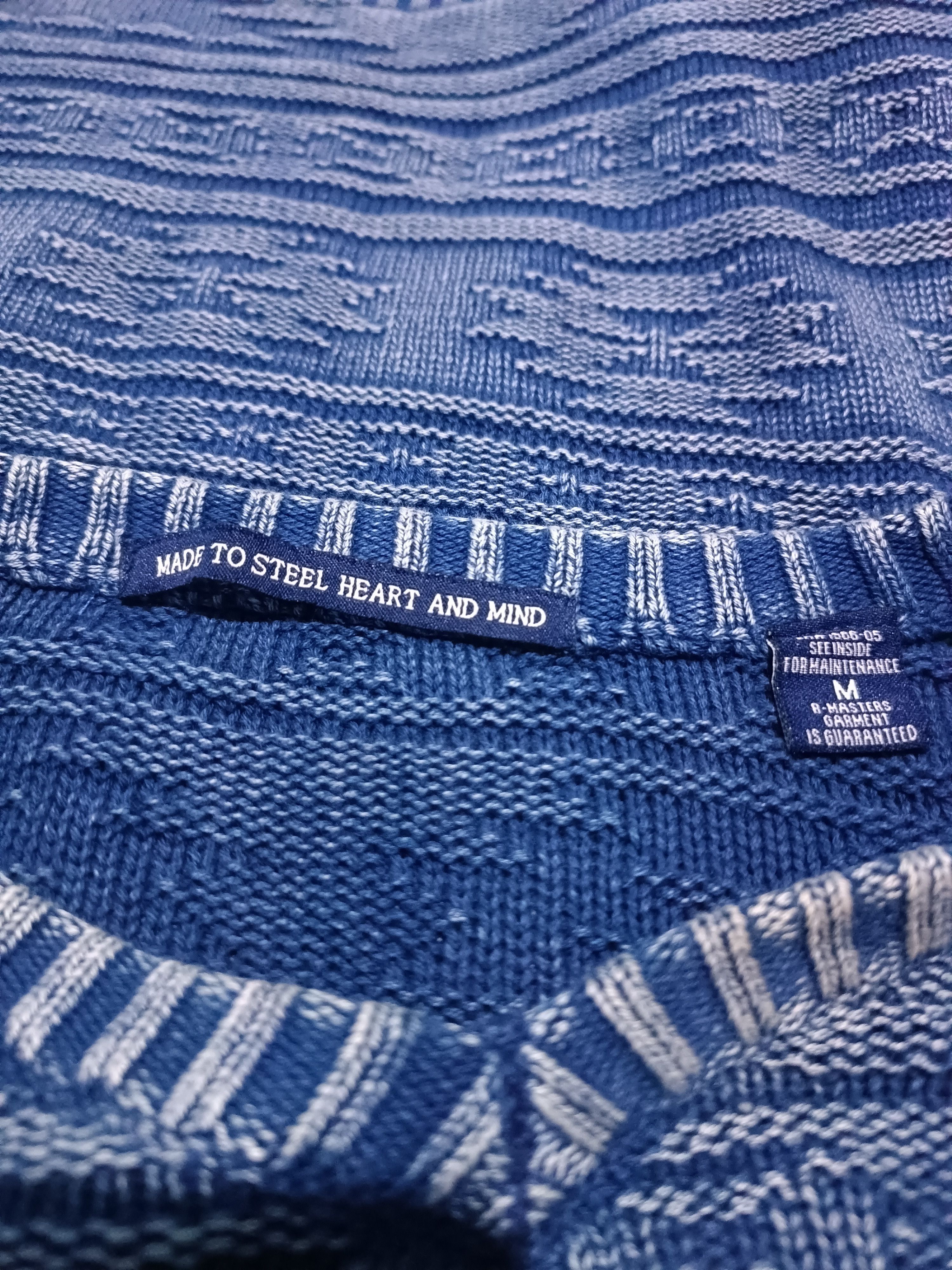 Japanese Brand Indigo Knit Sweater Size US M / EU 48-50 / 2 - 6 Thumbnail
