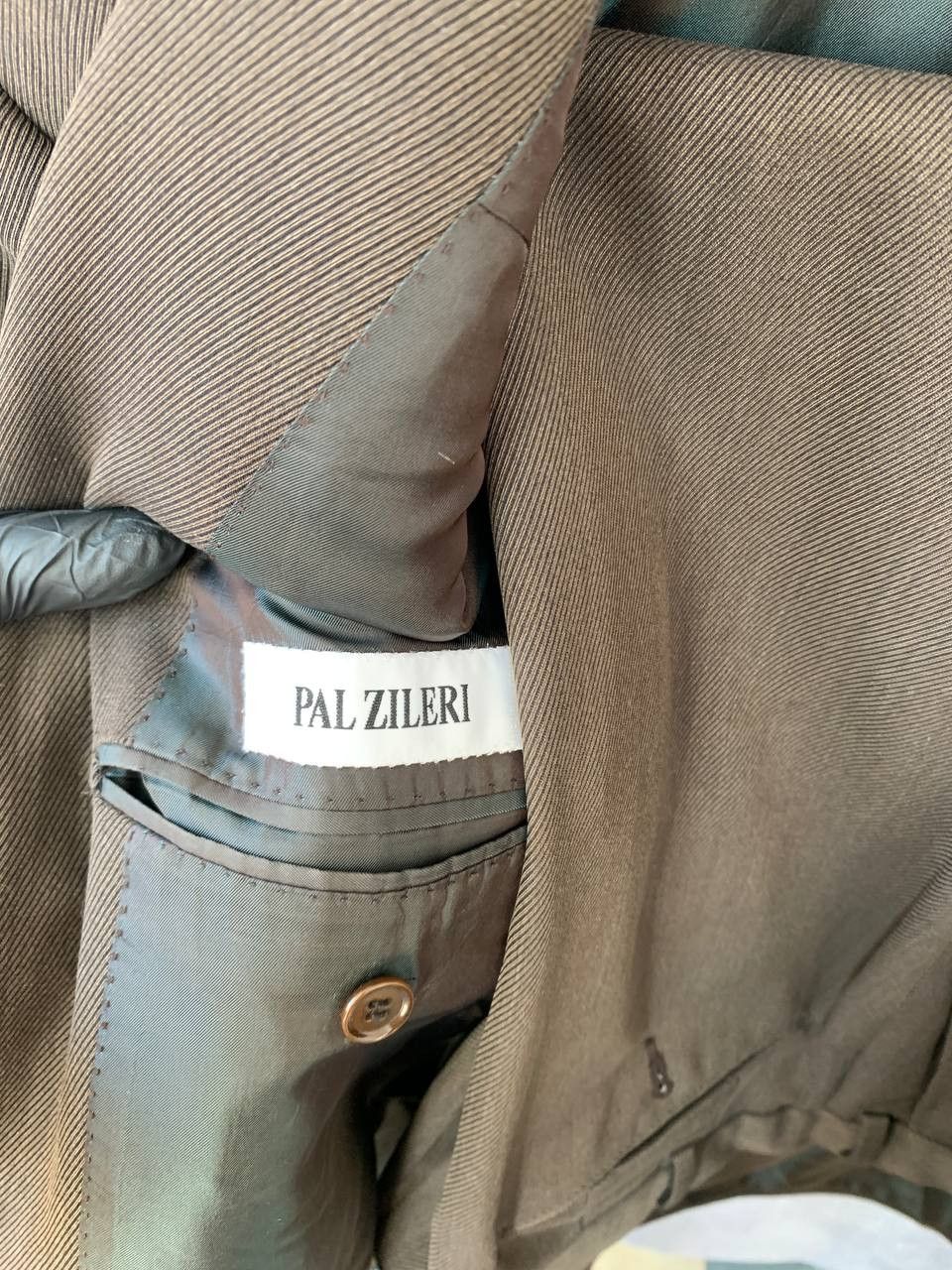 Pal Zileri RRP 800$ Pal Zileri Luxury Suit Blazer + Pants Brown 50R Size 50R - 17 Thumbnail
