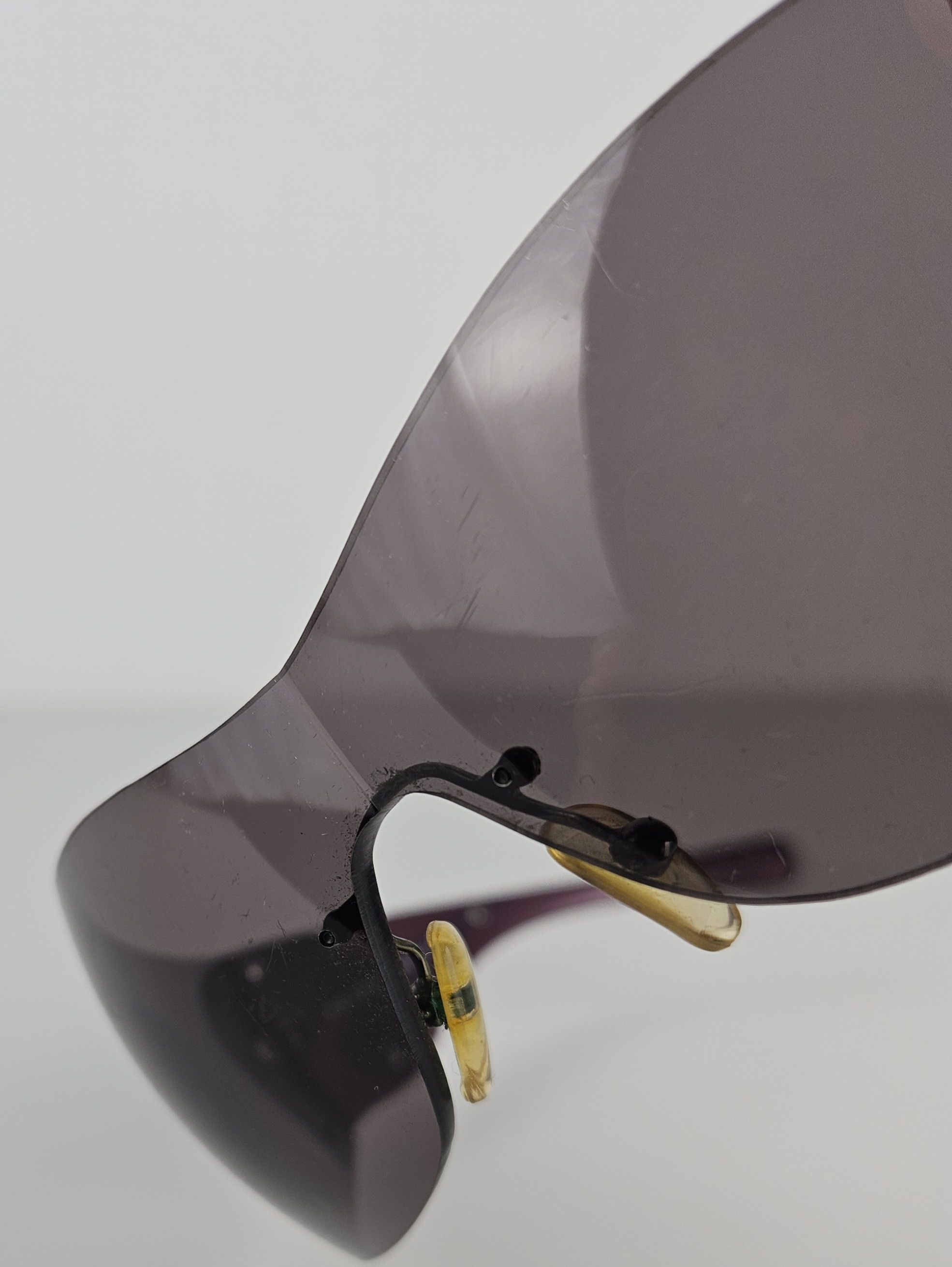 Prada Archive y2k Prada SPR58F wraparound flame sunglasses Size ONE SIZE - 12 Thumbnail