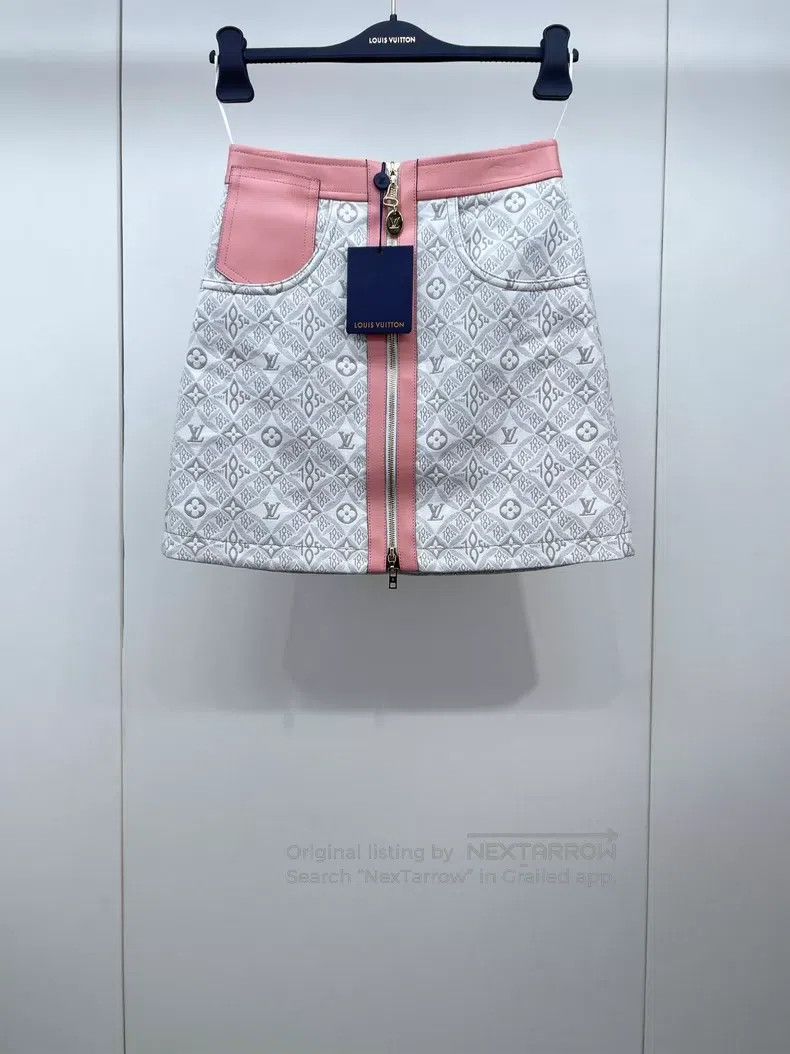 Louis Vuitton Louis Vuitton 1854 Collection Patchwork Skirt Size 33" - 1 Thumbnail