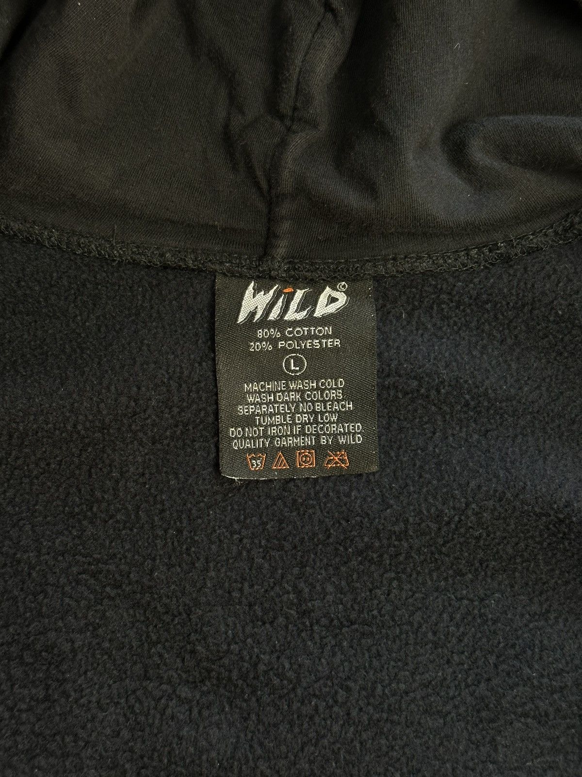 Japanese Brand × Vintage Vintage Distressed Hoodie Death Big Logo Y2K Ed Hardy Style Size US M / EU 48-50 / 2 - 12 Thumbnail