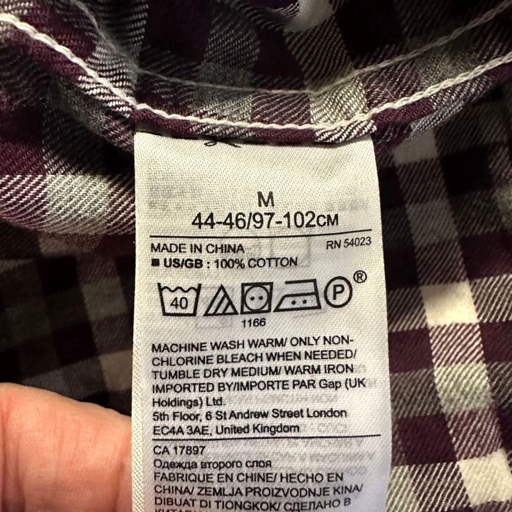 Banana Republic Banana Republic Shirt Mens Medium Multicolor Luxe Flannel Grant Button-Down Collared Long Sleeve casual Business Size US M / EU 48-50 / 2 - 4 Thumbnail