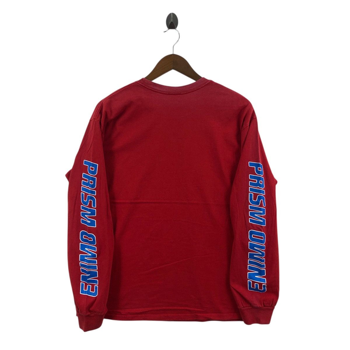 Designer Prism Long Sleeve Tee Shirt Big Logo Spellout Streetwear Size US L / EU 52-54 / 3 - 4 Thumbnail