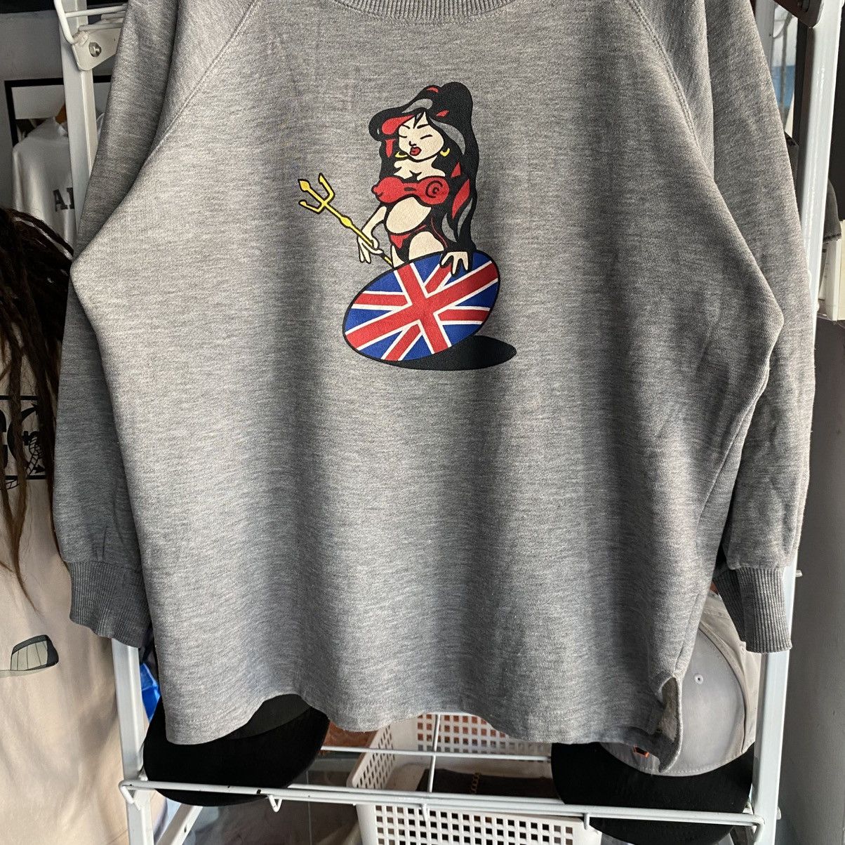 Katharine Hamnett London Vintage KATHARINE HAMNETT LONDON Mermaid Union Jack 2013 Size US M / EU 48-50 / 2 - 4 Thumbnail