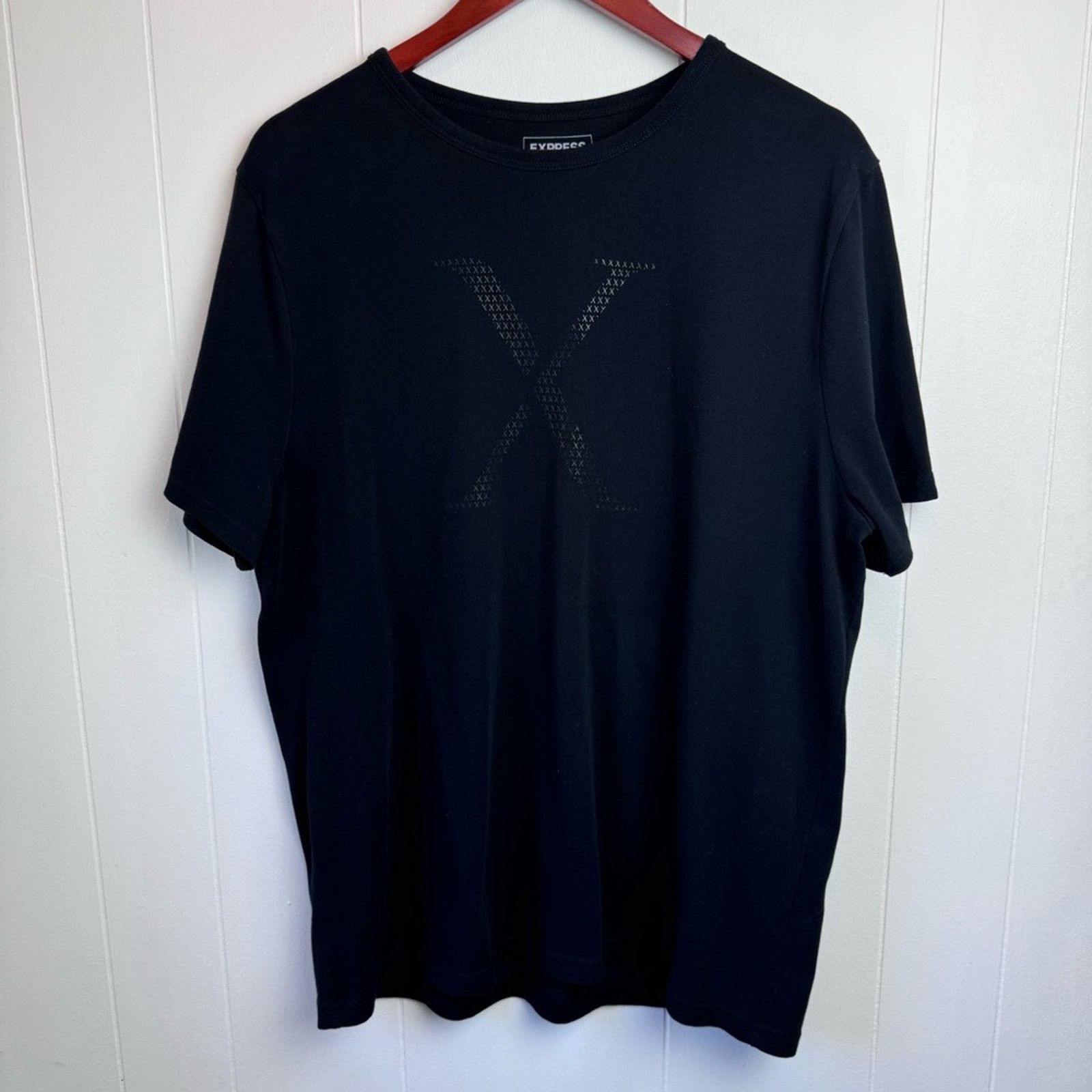 Express Express Black X Logo Heavyweight Tee Shirt Men’s Size XL Size US XL / EU 56 / 4 - 5 Thumbnail