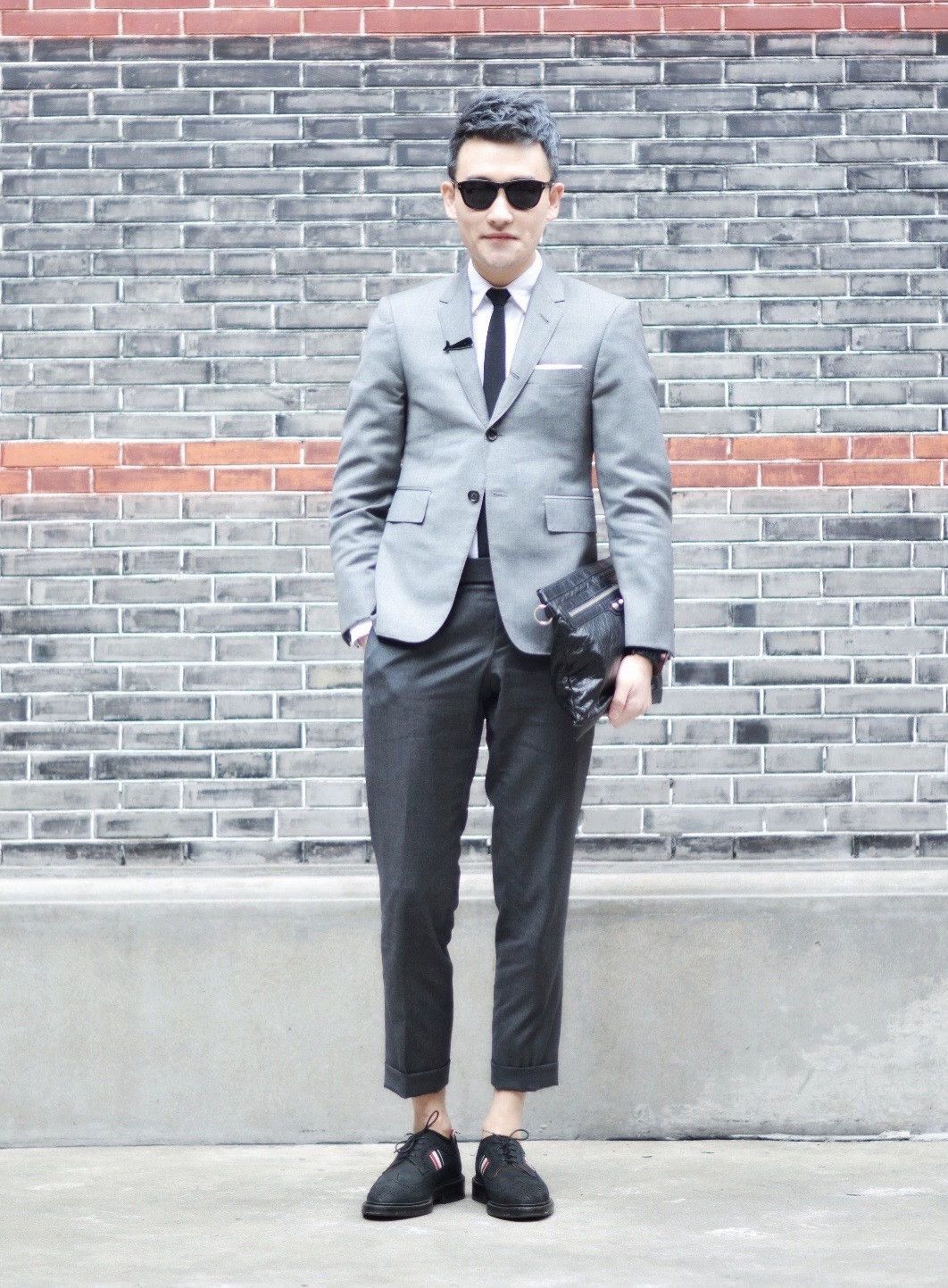 Thom Browne Thom Browne Classic Wool Blazer Mid Gray Size 2 Size US M / EU 48-50 / 2 - 8 Thumbnail