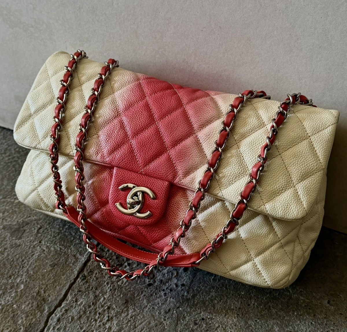 Chanel - Karl Lagerfeld - SS2013 Ombre Jumbo Caviar