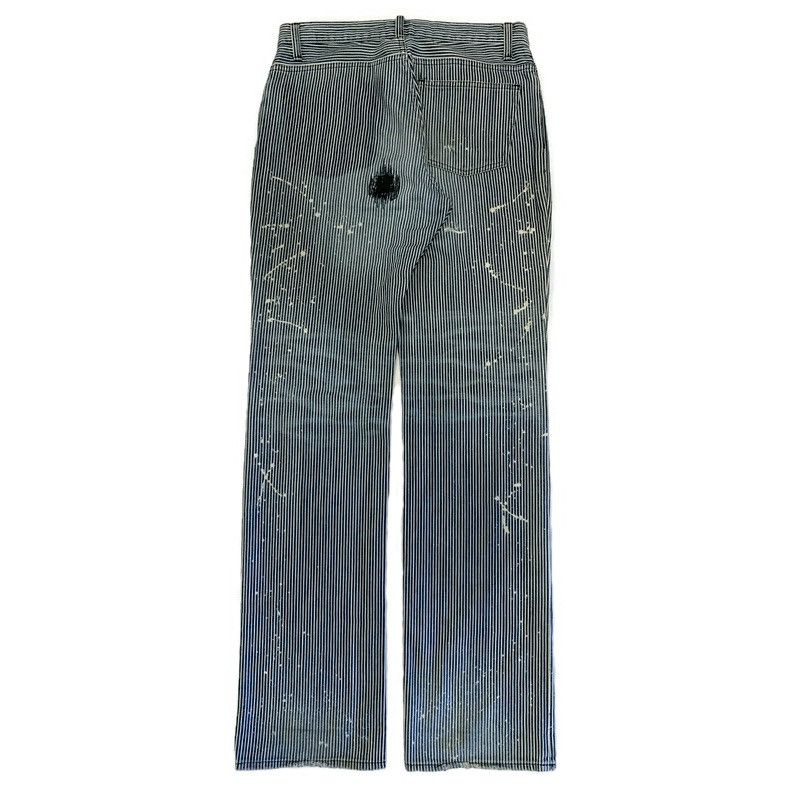 Number (N)ine Number (N)ine 2001AW “Standards” Blue Hickory Grunge Denim Size US 31 - 2 Thumbnail
