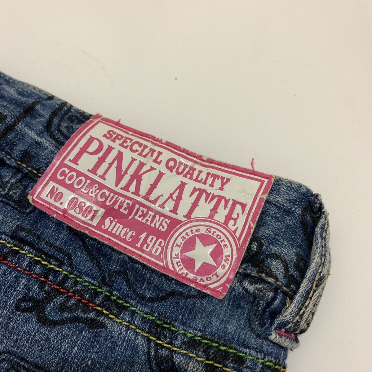 Angel Blue PINKLATTE Cool & Cute Jeans Look Like “Hyteric Glamour” Size US 29 - 5 Thumbnail