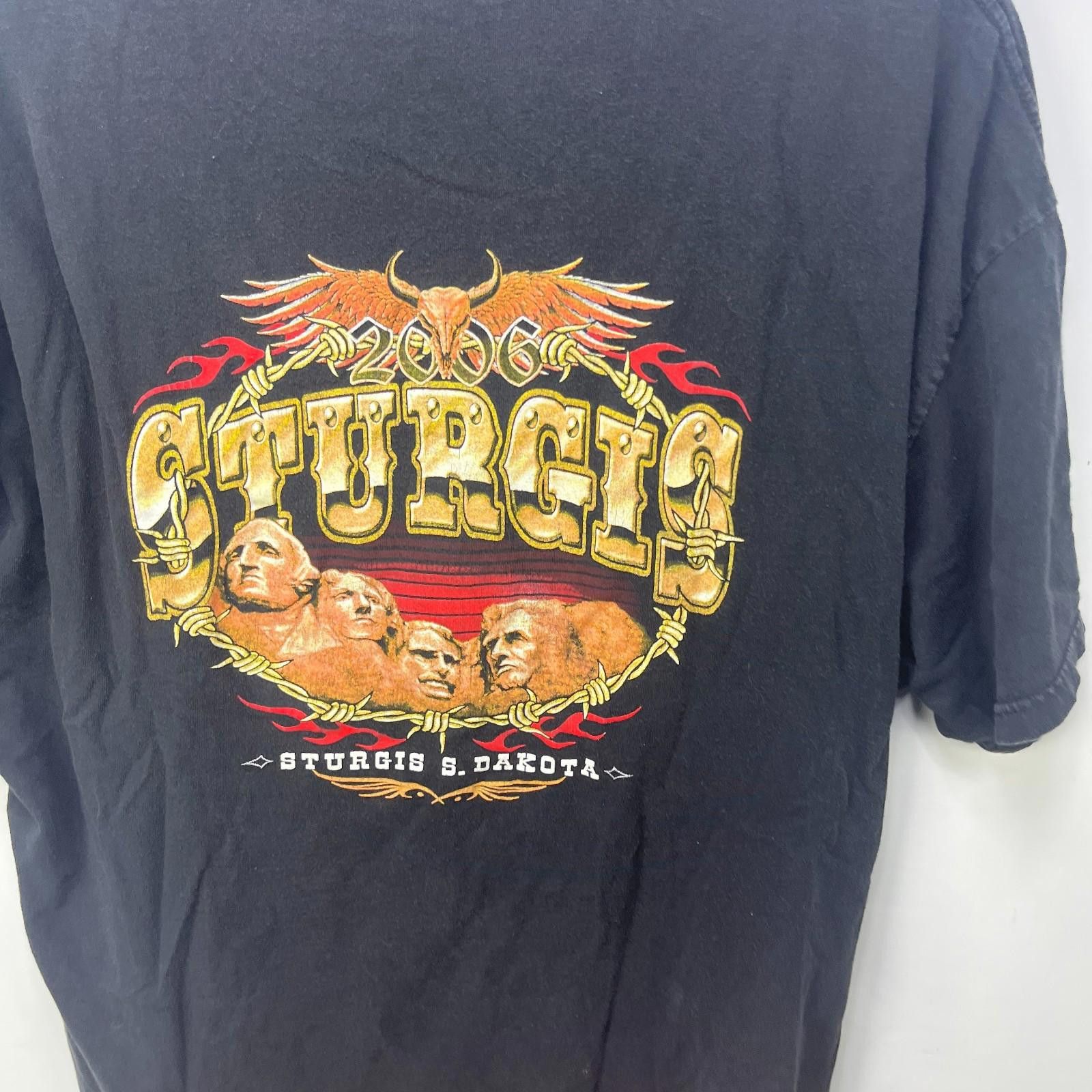 Vintage Vintage Biker Flames Choppers Motorcycle Sturgis T Shirt 2XL Size US XXL / EU 58 / 5 - 10 Thumbnail