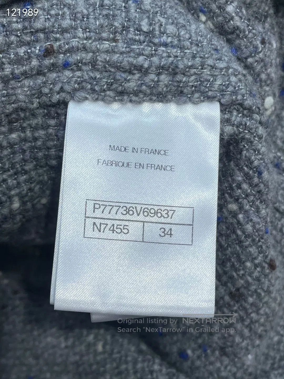 Chanel Chanel 24A Lion Buckle Tweed Shirt. Size US M / EU 48-50 / 2 - 6 Thumbnail