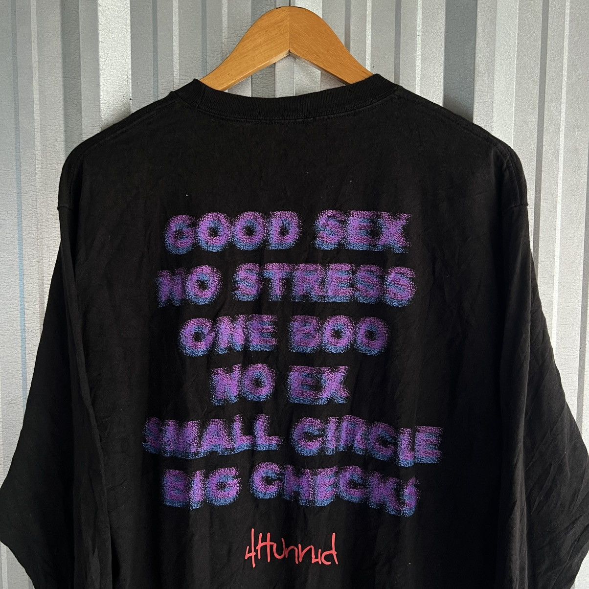 4HUNNID 4HUNNID GOOD SEX Travis Scott Size US L / EU 52-54 / 3 - 3 Thumbnail