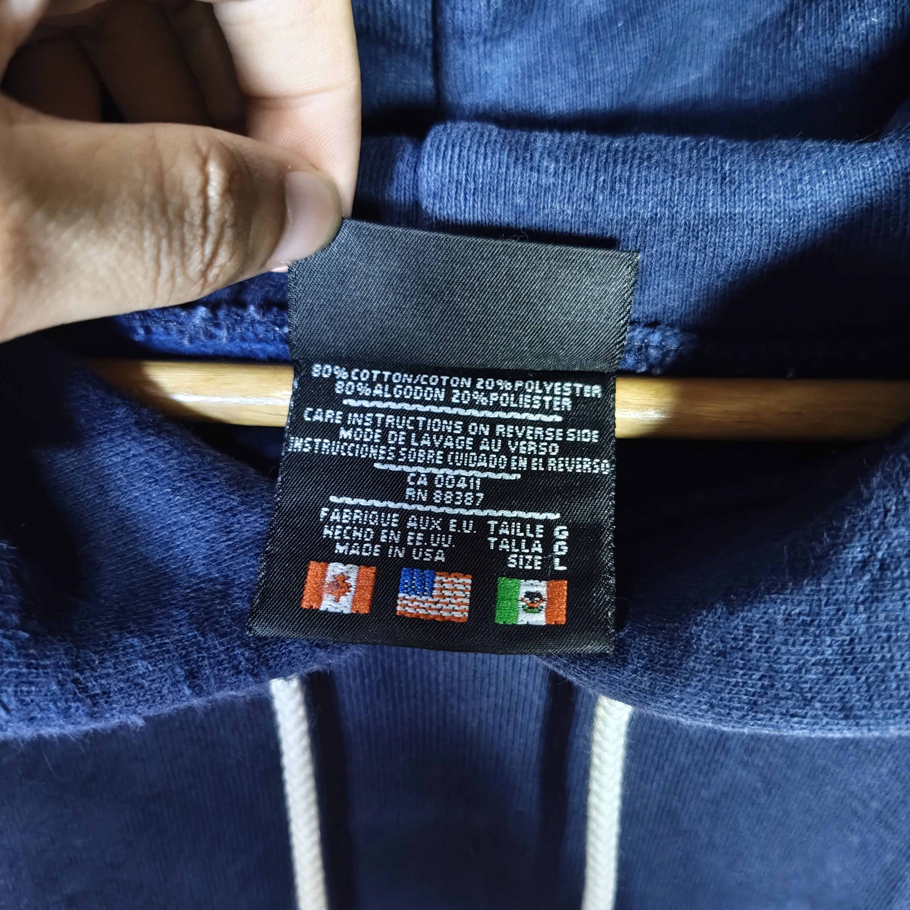 Adidas Vintage 80s/90s ADIDAS Embroidered Trefoil Big Logo Hoodie Size US XL / EU 56 / 4 - 5 Thumbnail
