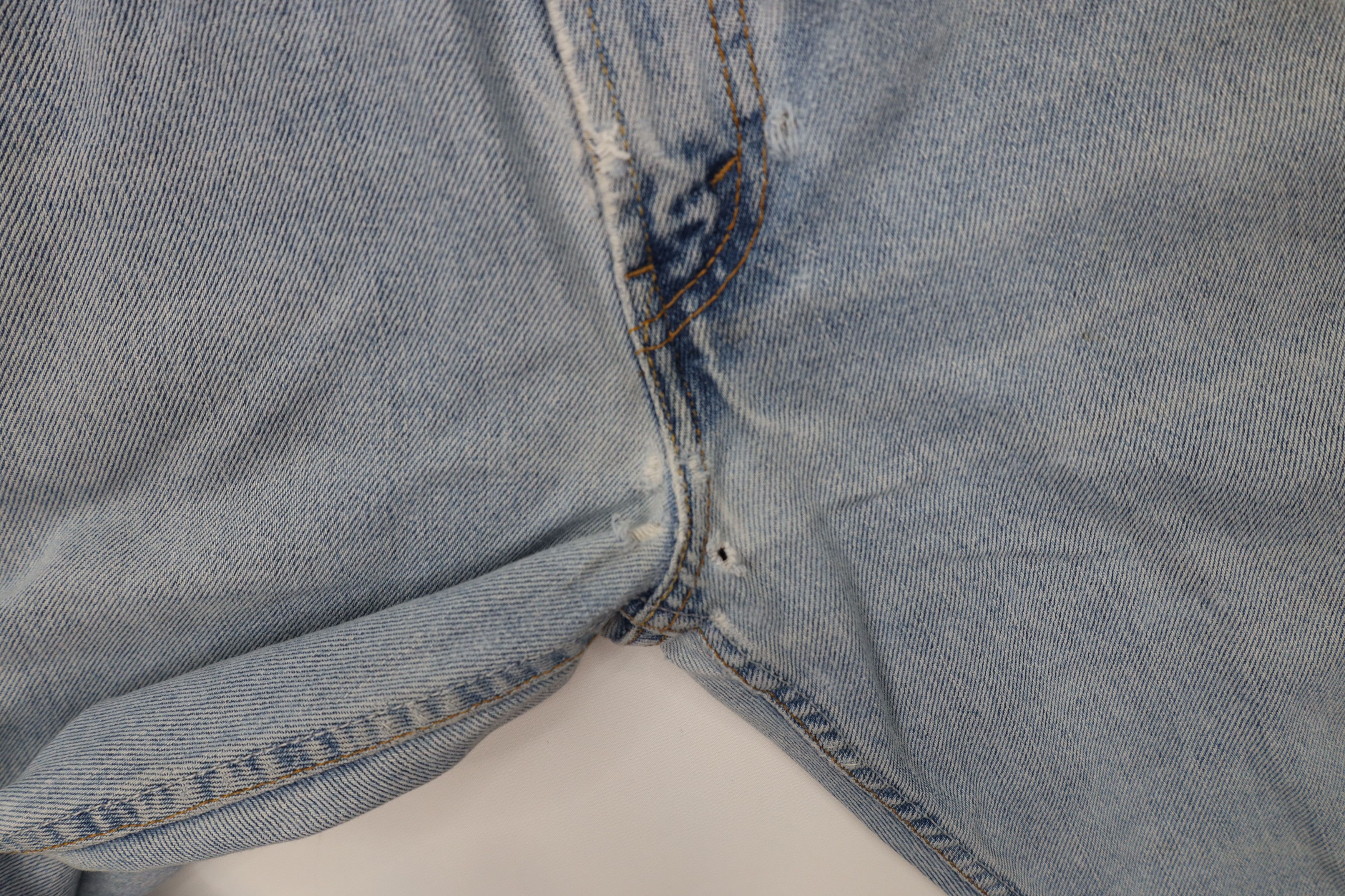 Levi's Vintage Y2K 2003 Levis 505 Regular Straight Leg Jeans Blue Size US 33 - 7 Thumbnail