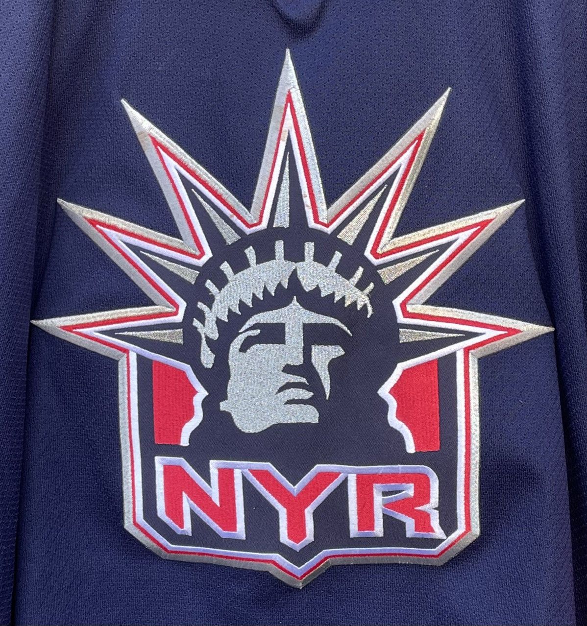 Koho Vintage (1996) New York Rangers Lady Liberty Hockey Jersey Size US M / EU 48-50 / 2 - 4 Thumbnail