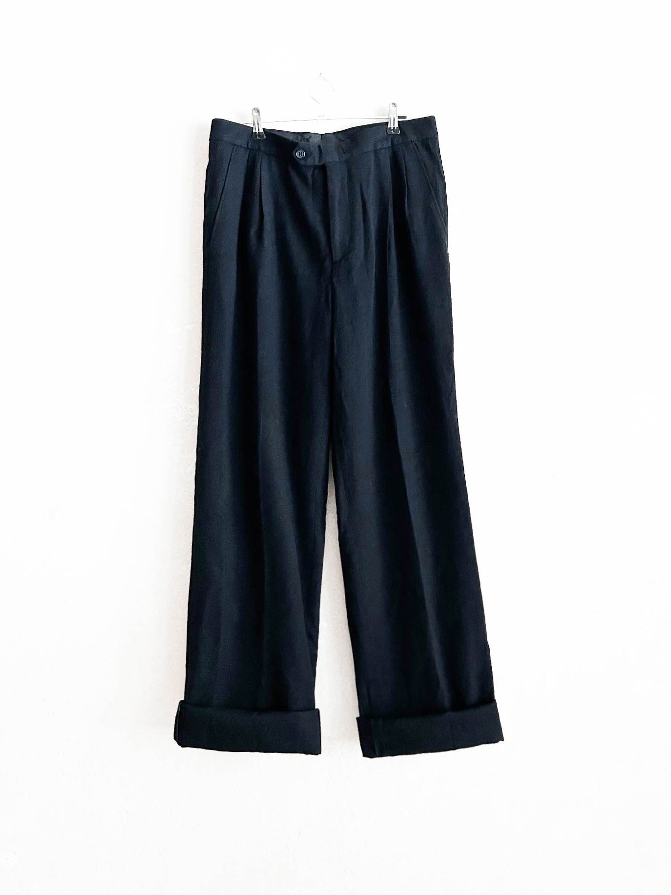 Wool Wide Pants