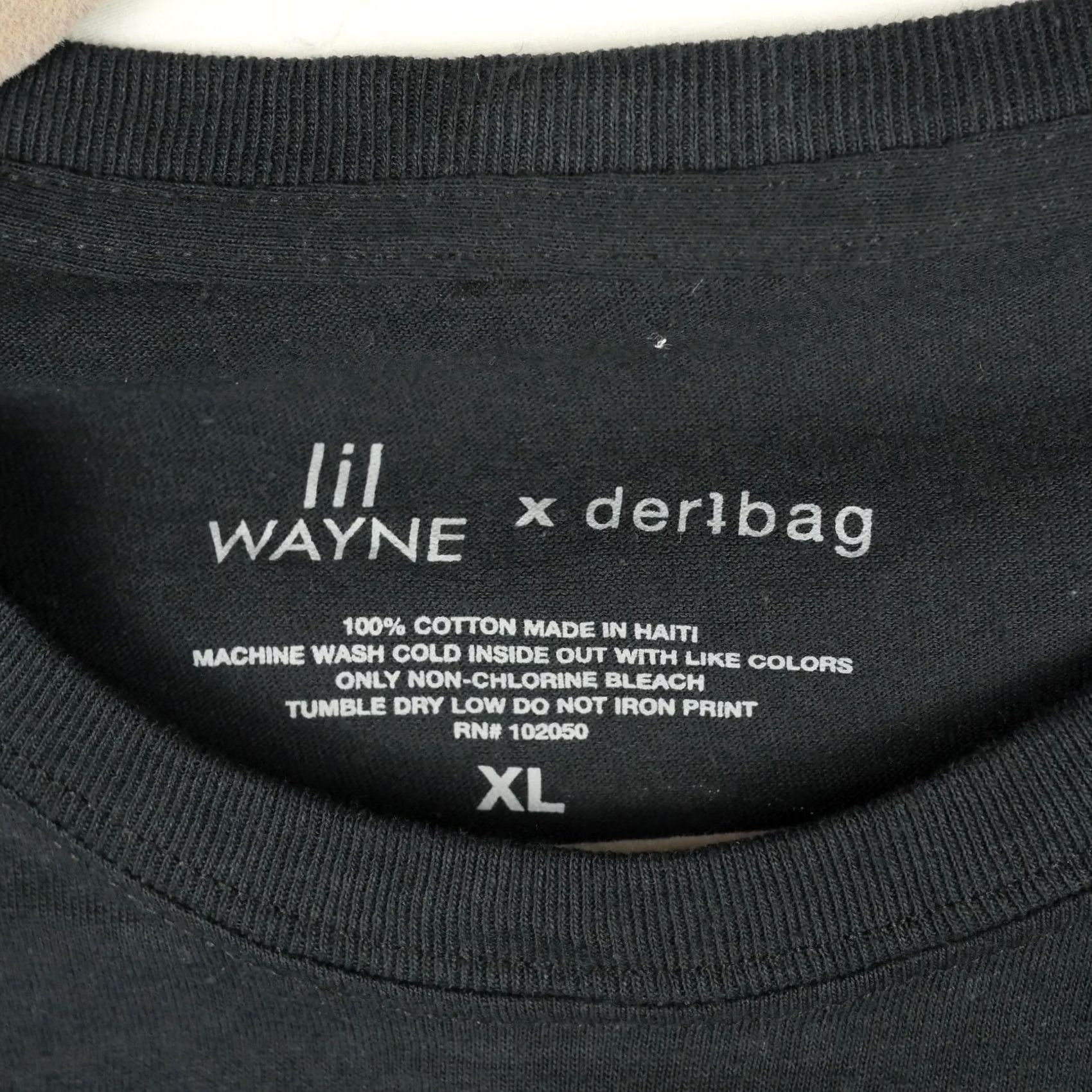 Vintage Lil Wayne x Dertbag Shirt Mens XL Black Skull Graphic Rap Hip Hop Tee Streetwear Size US XL / EU 56 / 4 - 3 Thumbnail