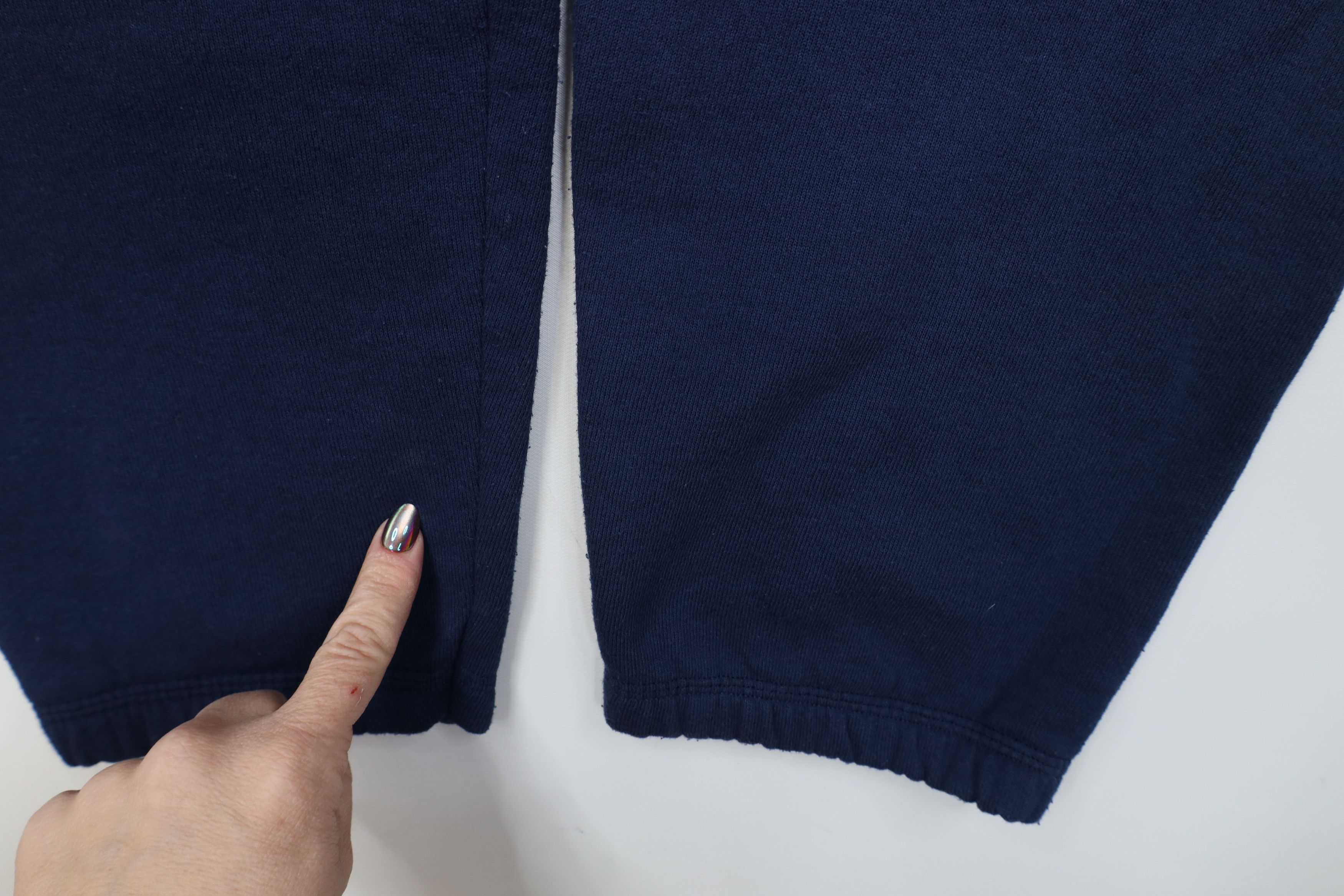 Vintage Vintage 90s Streetwear Sweatpants Joggers Pants Blue USA Size US 38 / EU 54 - 5 Thumbnail