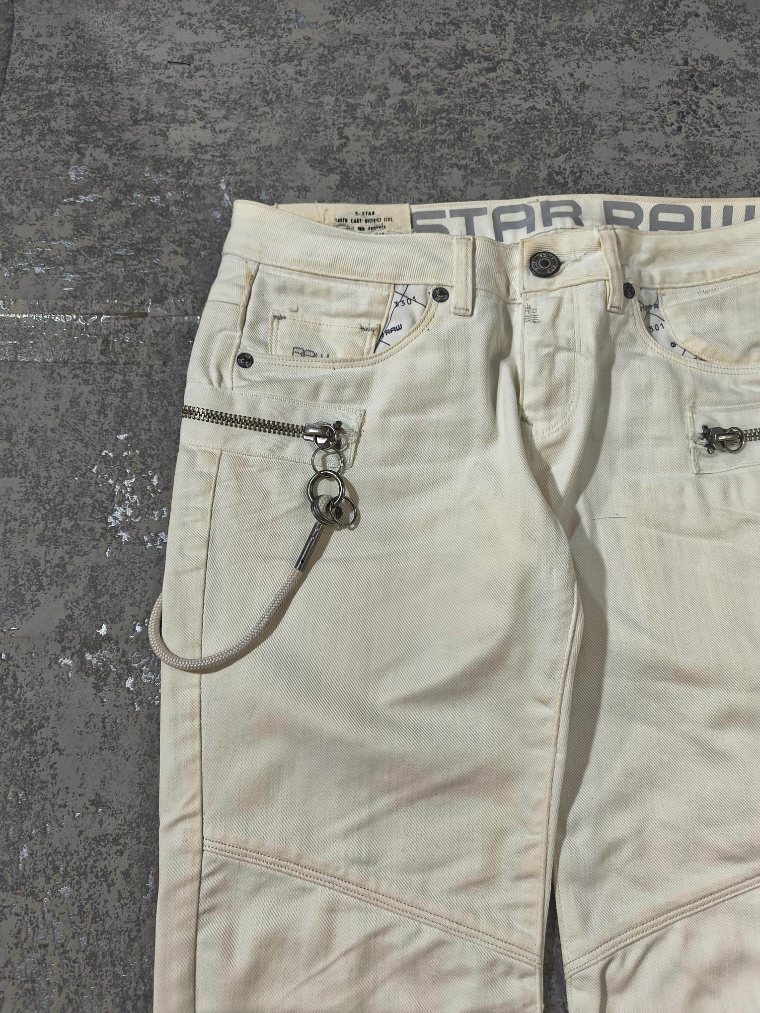 G-Star gstar avantgarde moto straight lowrise biker jeans Size 30" / US 8 / IT 44 - 11 Thumbnail