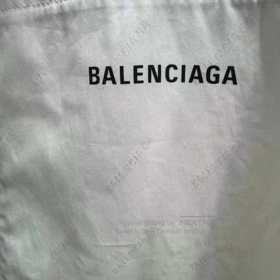 Balenciaga Black White Windbreaker Jacket.