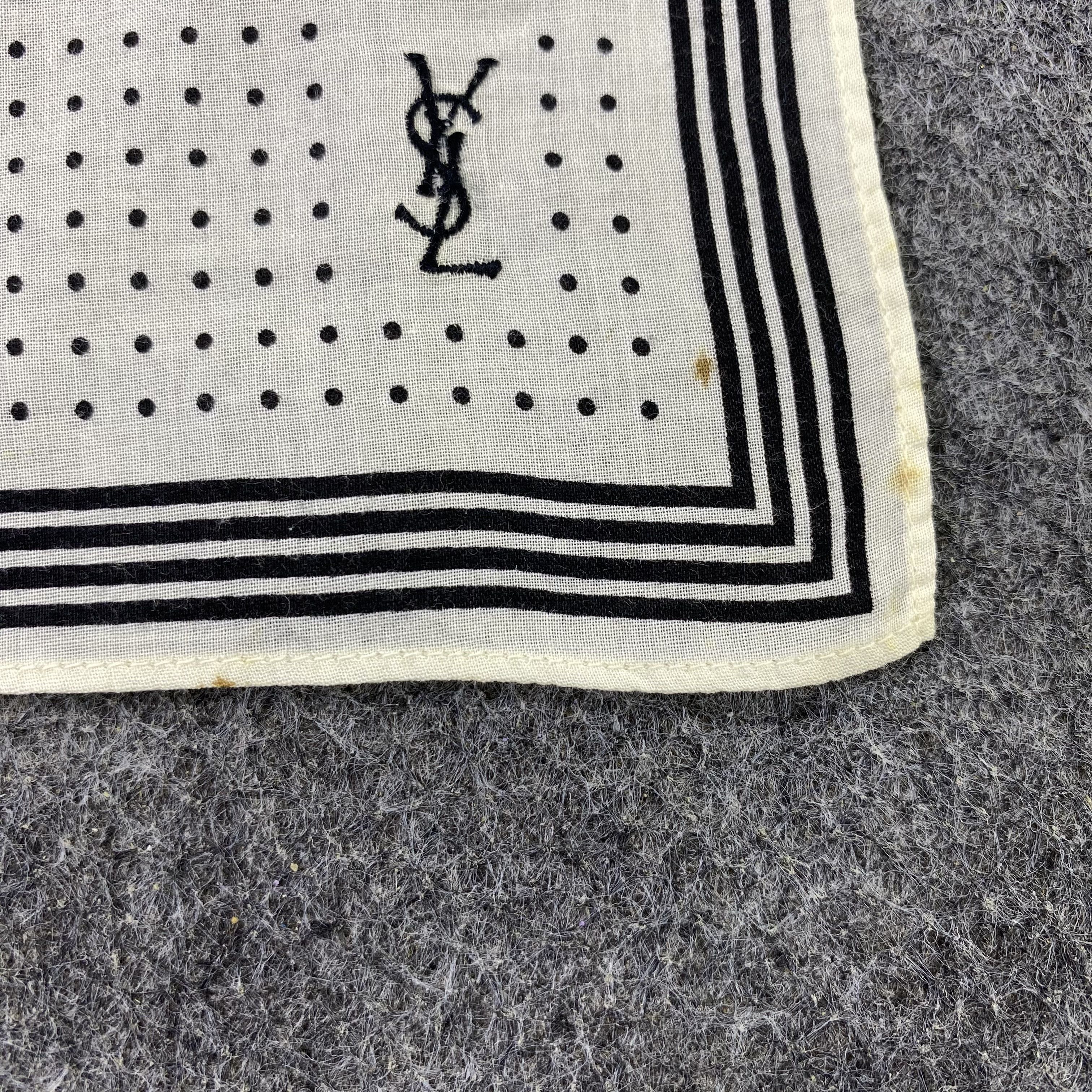 Yves Saint Laurent YSL Handkerchief Neckerchief Bandana-B2046 Size ONE SIZE - 7 Thumbnail