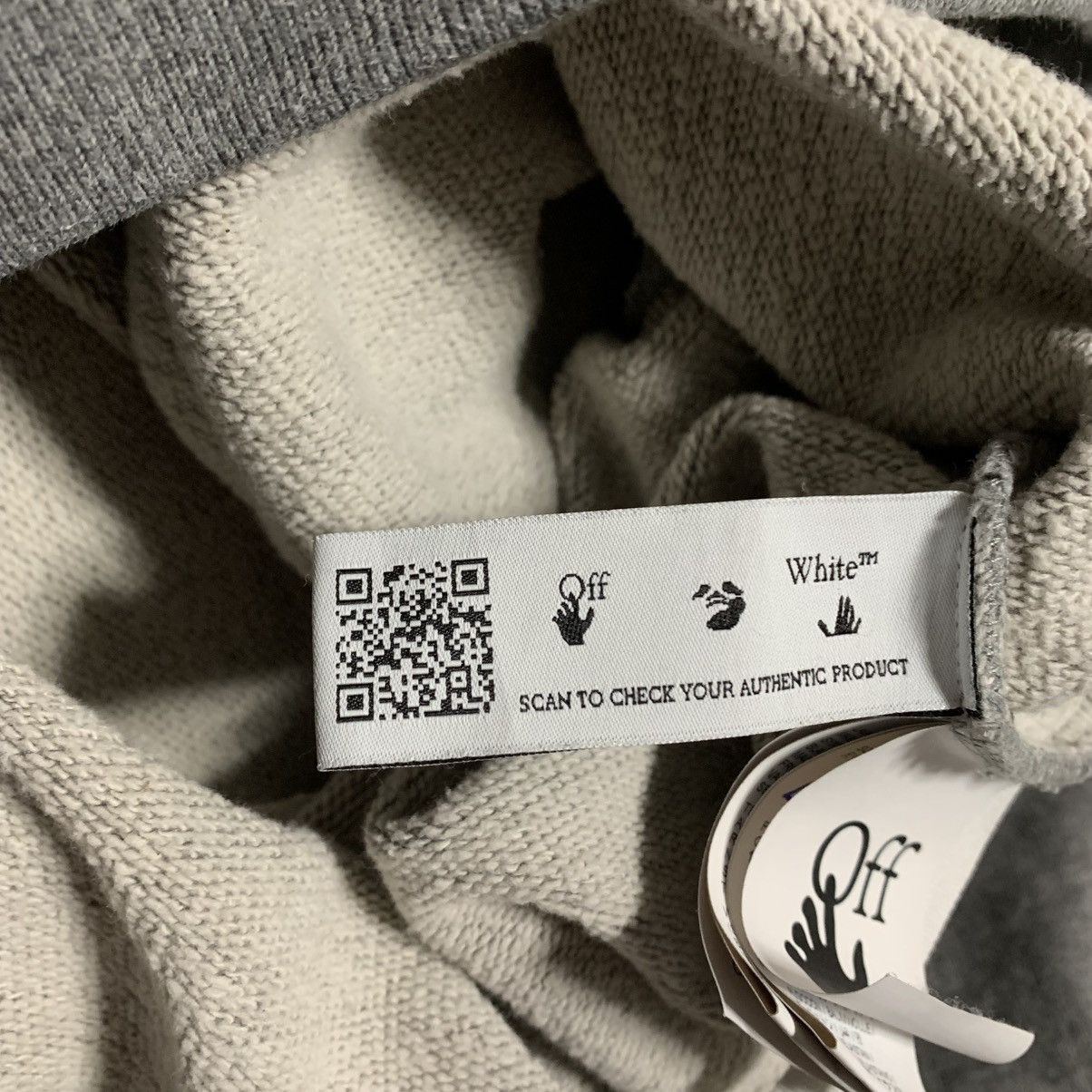 Off-White Off White Large Emotion Arrow Skate Grey Hoodie Virgil Abloh Size US M / EU 48-50 / 2 - 11 Thumbnail
